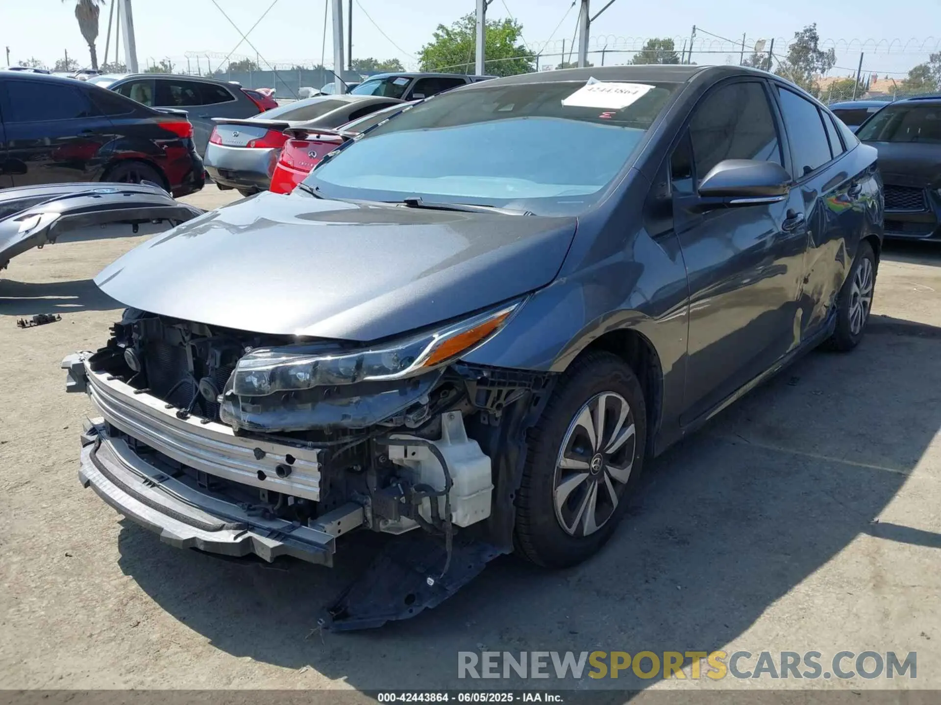 2 Photograph of a damaged car JTDKAMFPXM3190833 TOYOTA PRIUS PRIME 2021