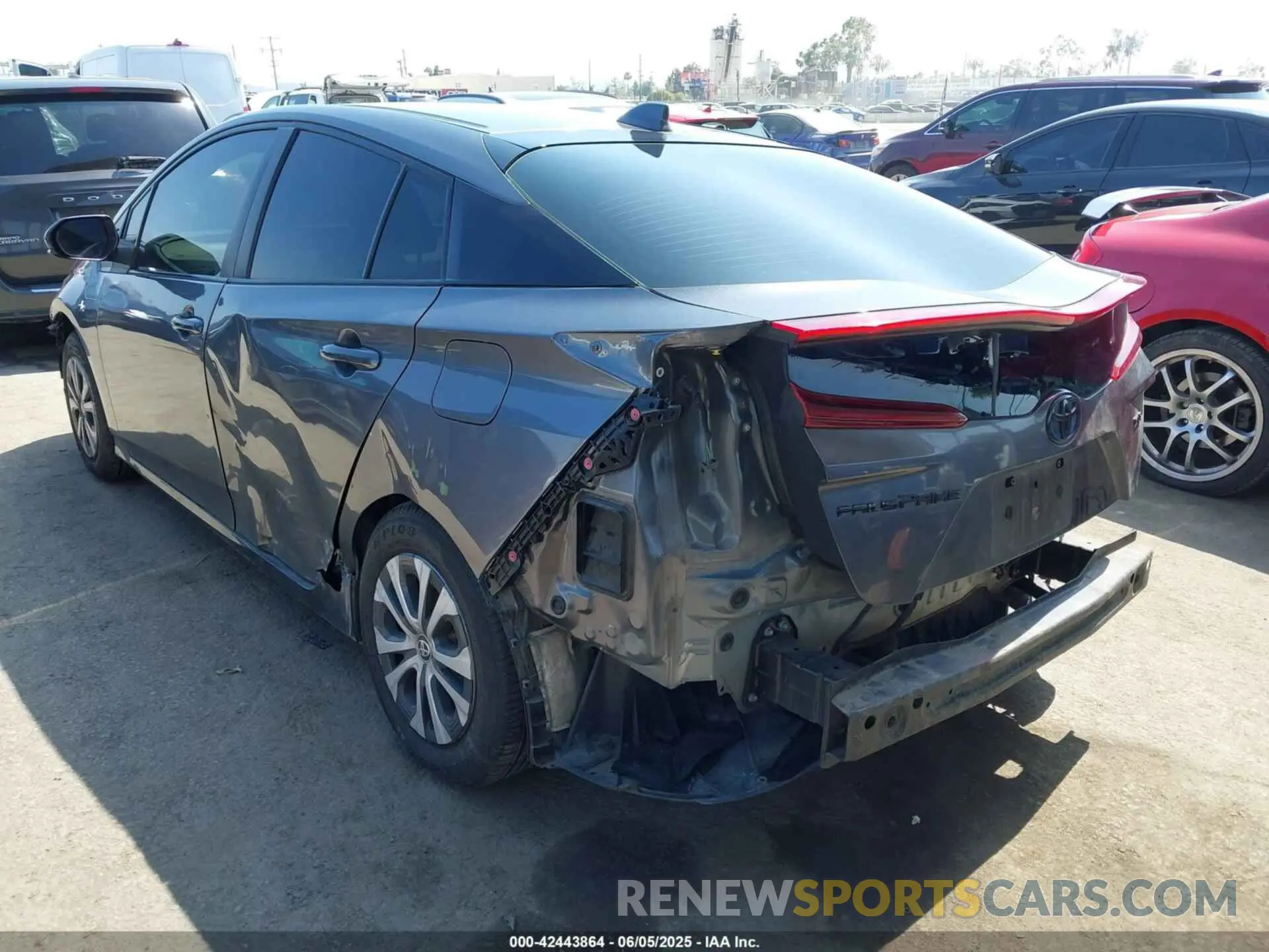 3 Photograph of a damaged car JTDKAMFPXM3190833 TOYOTA PRIUS PRIME 2021