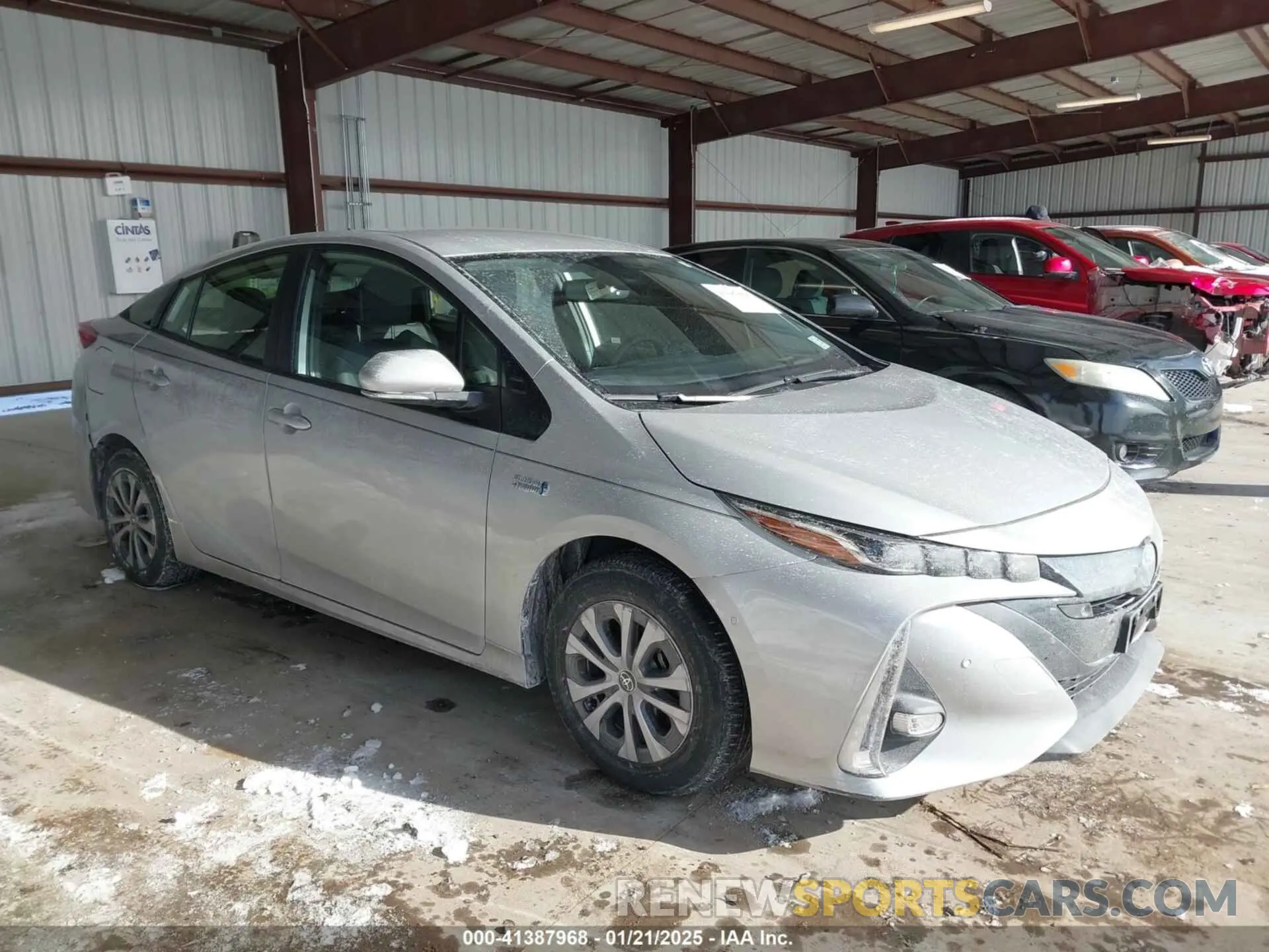 1 Photograph of a damaged car JTDKAMFP1N3206421 TOYOTA PRIUS PRIME 2022