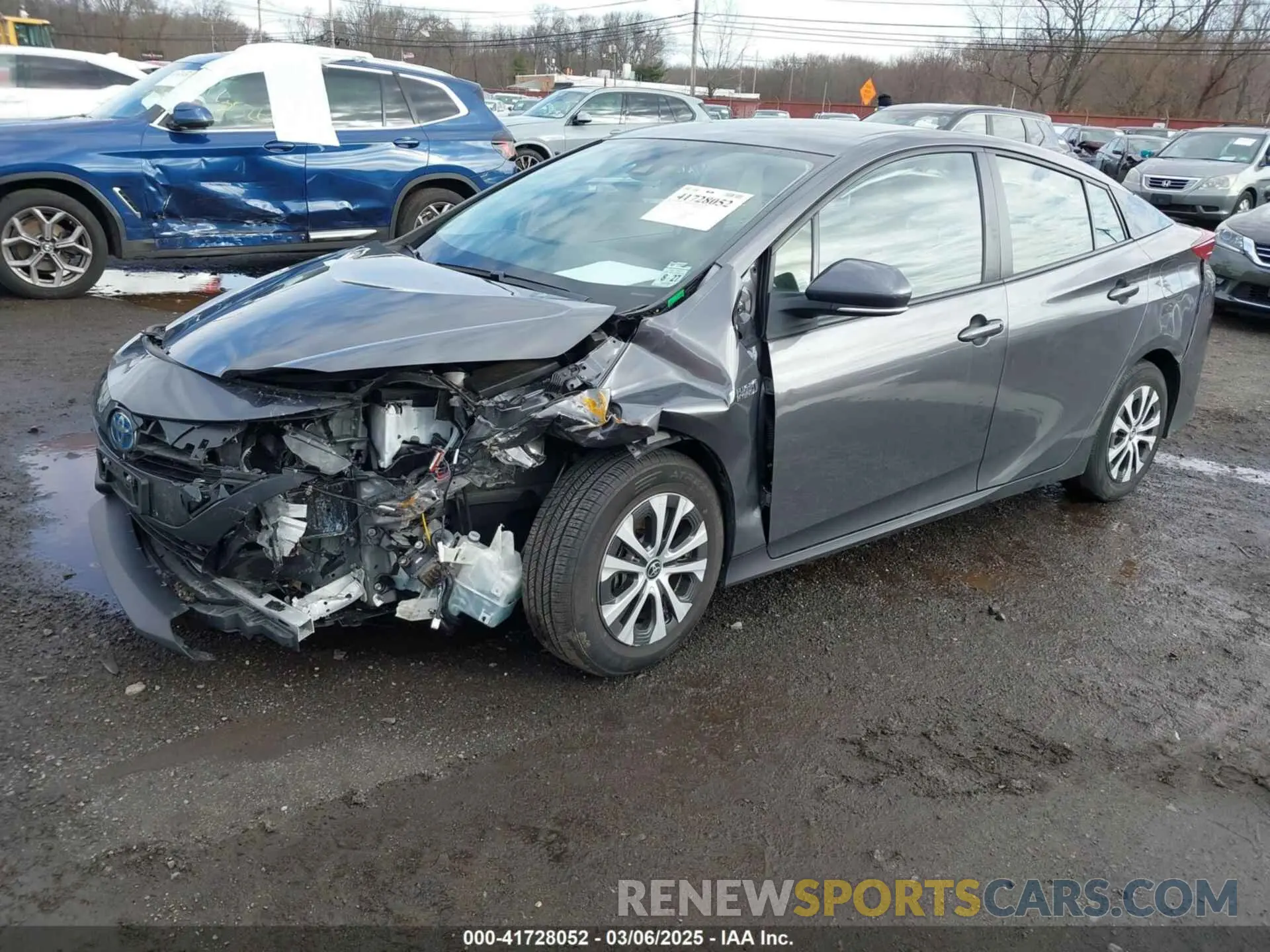 2 Photograph of a damaged car JTDKAMFP1N3218374 TOYOTA PRIUS PRIME 2022