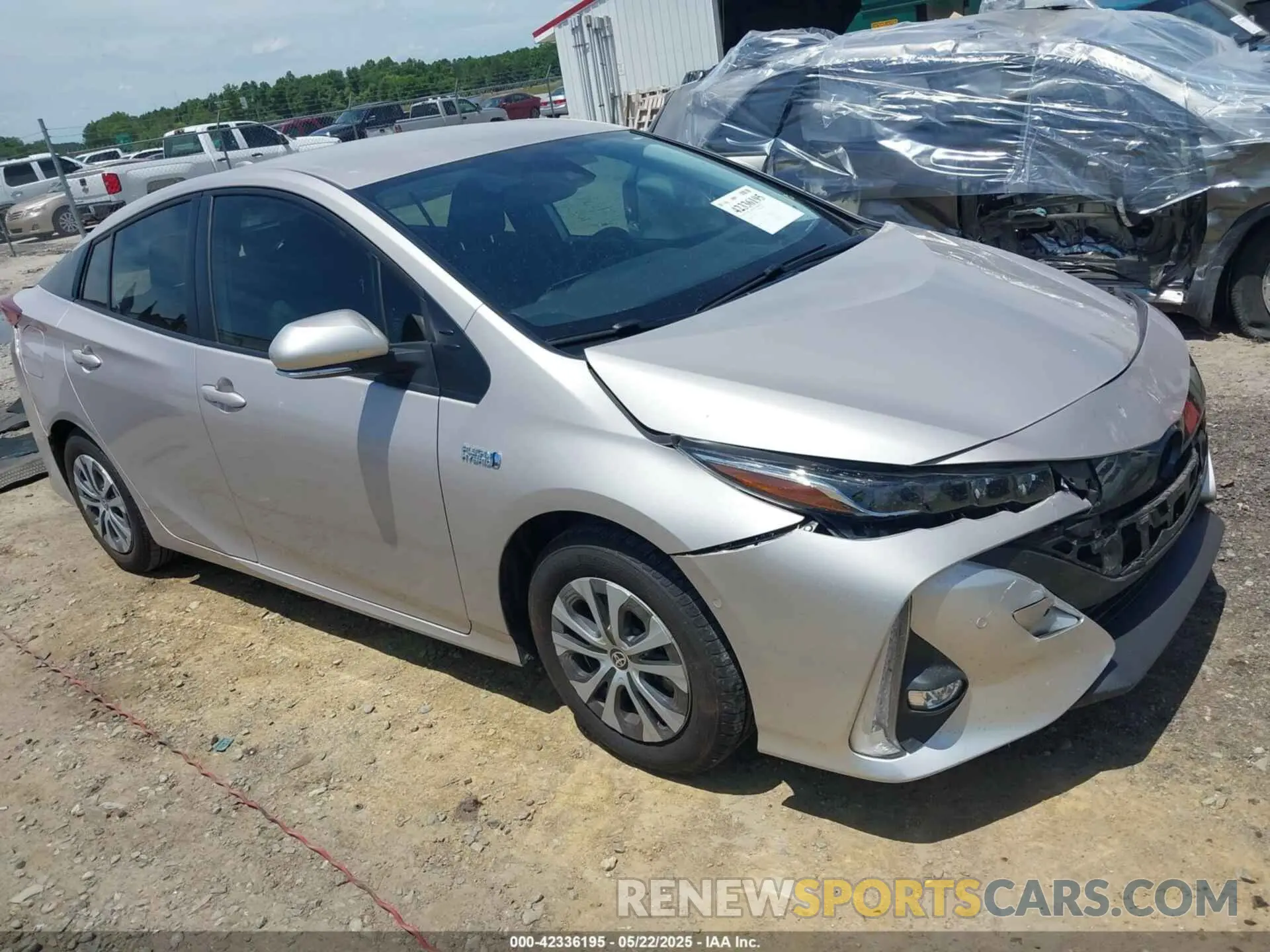 1 Photograph of a damaged car JTDKAMFP2N3208601 TOYOTA PRIUS PRIME 2022