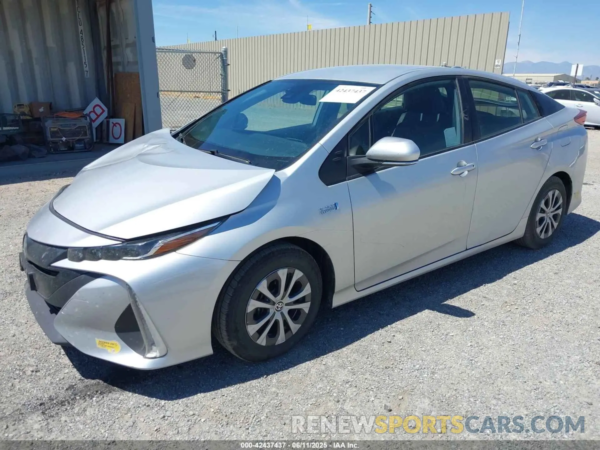 2 Photograph of a damaged car JTDKAMFP2N3214169 TOYOTA PRIUS PRIME 2022