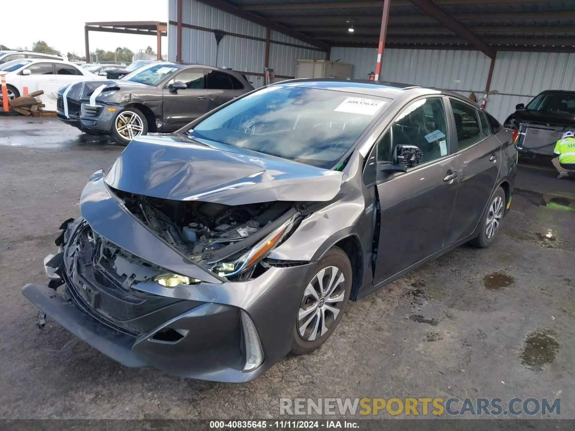 6 Photograph of a damaged car JTDKAMFP2N3226046 TOYOTA PRIUS PRIME 2022