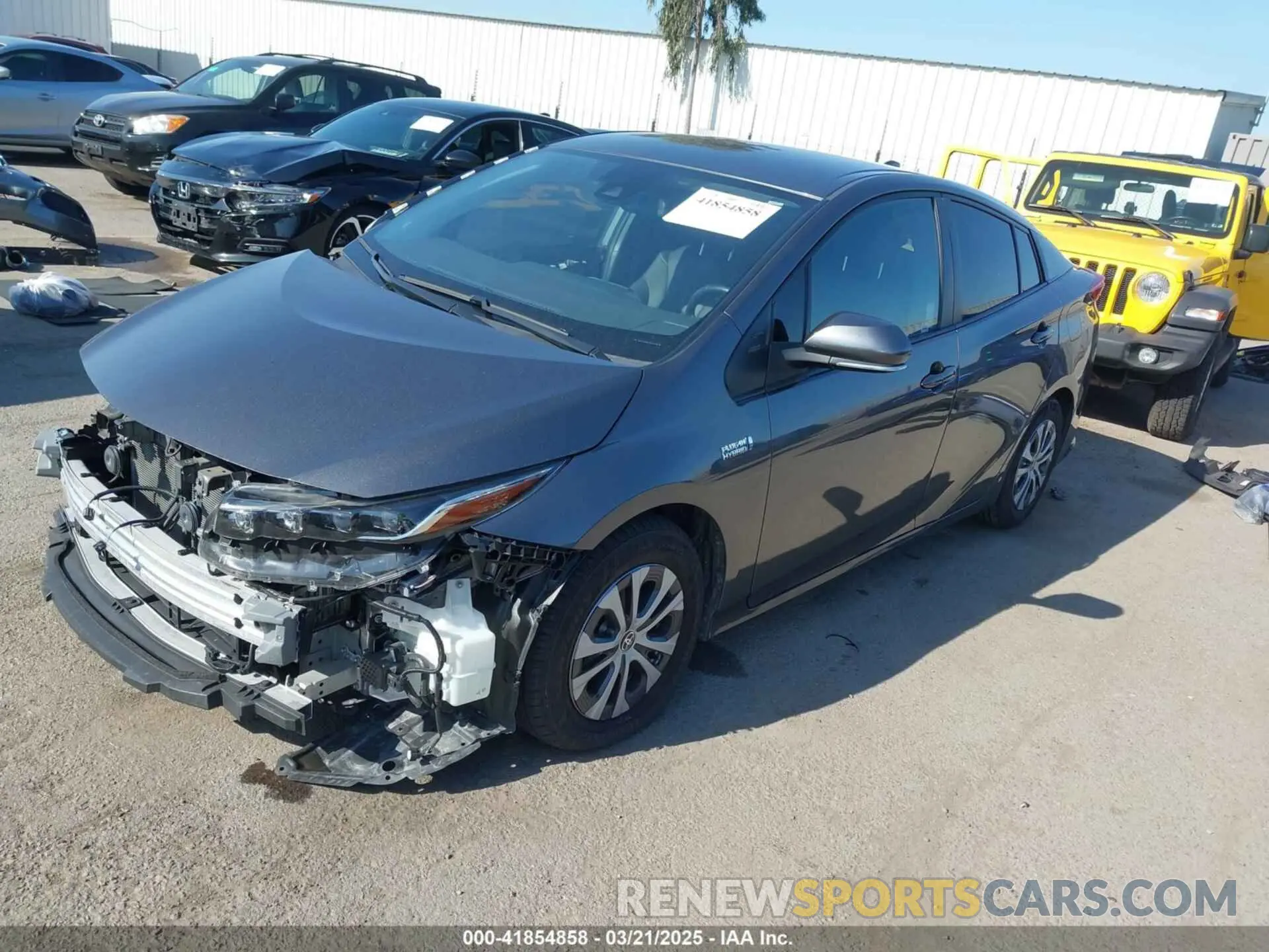2 Photograph of a damaged car JTDKAMFP3N3229070 TOYOTA PRIUS PRIME 2022