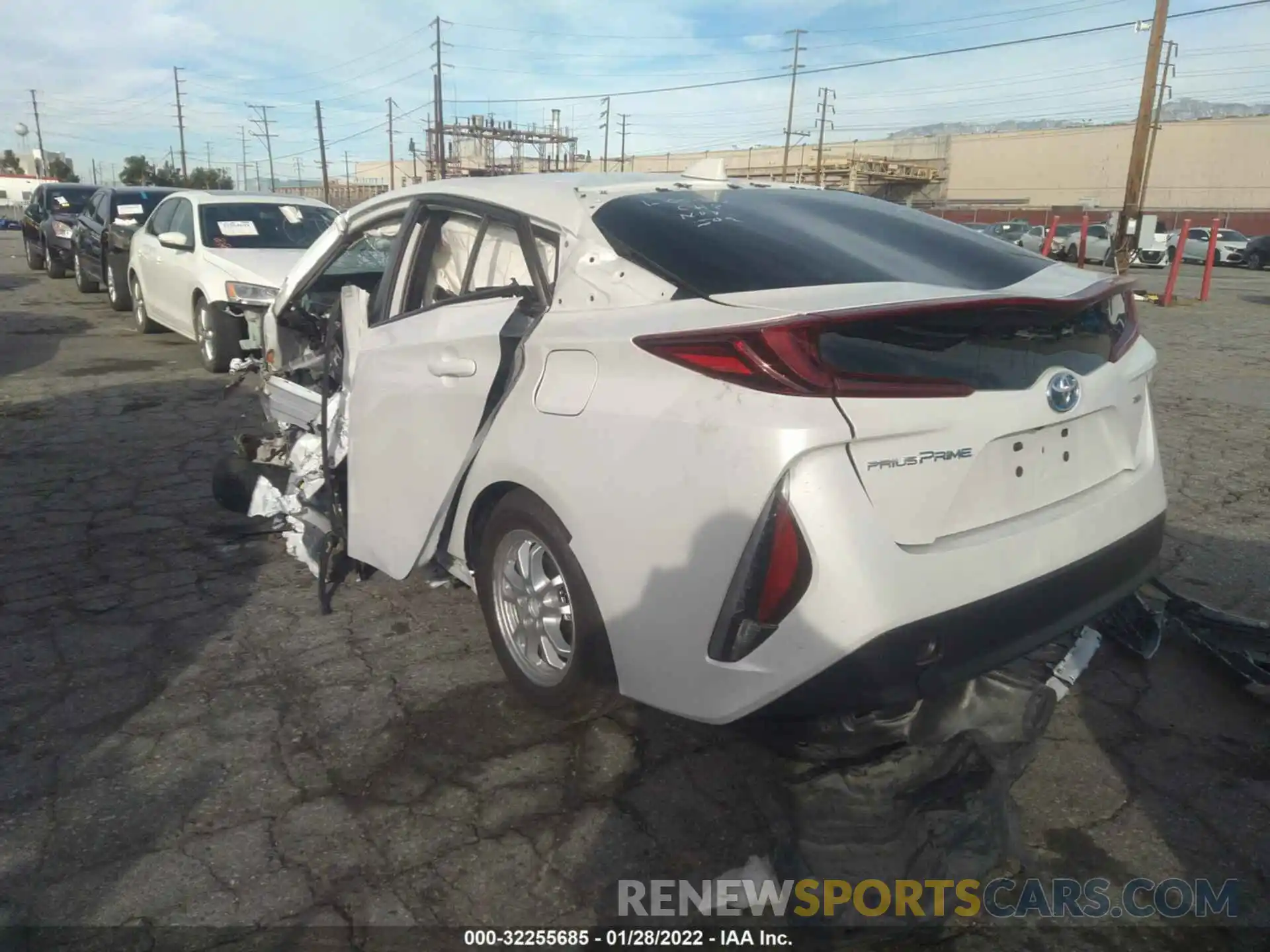 3 Photograph of a damaged car JTDKAMFP4N3200614 TOYOTA PRIUS PRIME 2022