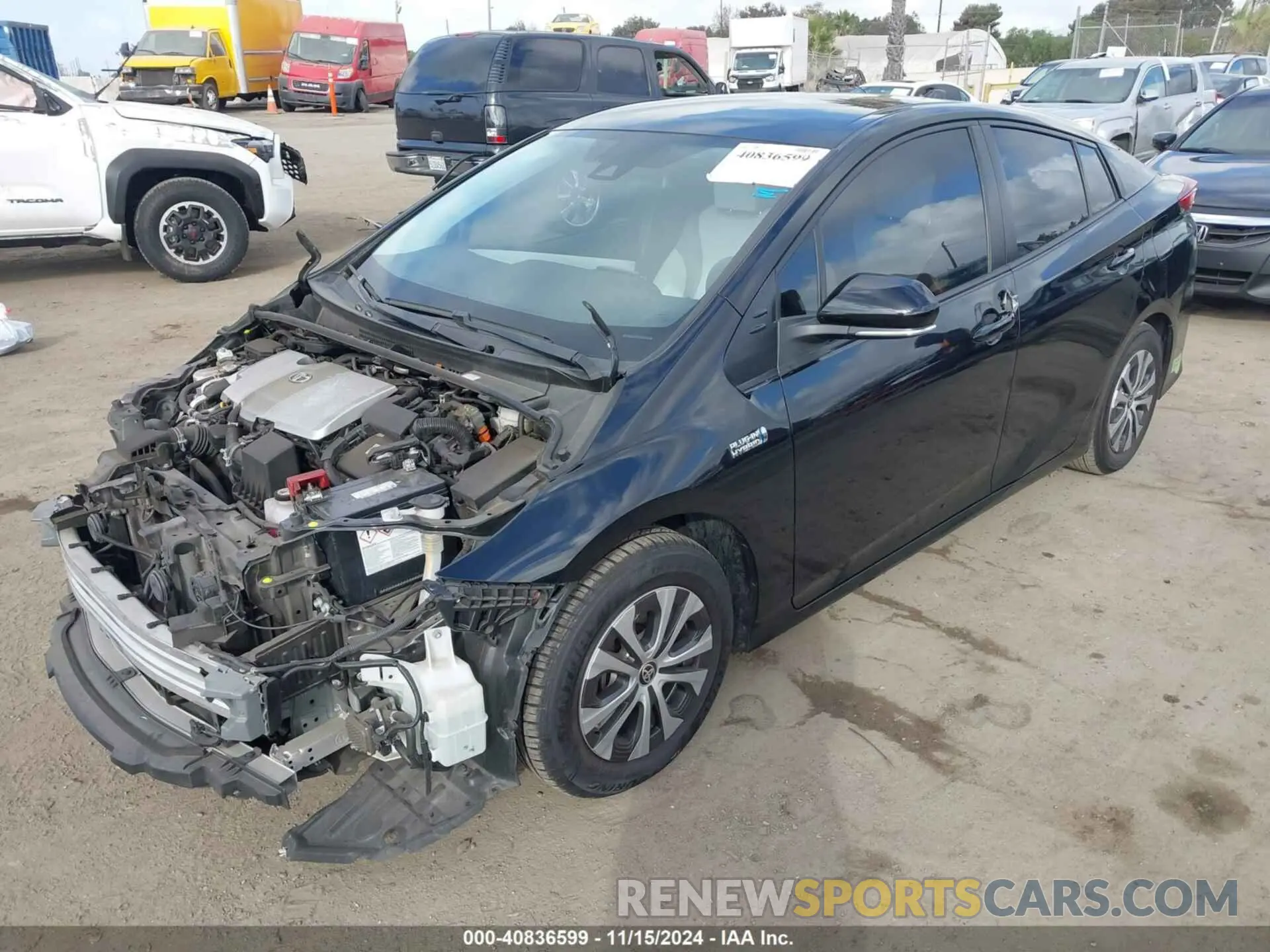 2 Photograph of a damaged car JTDKAMFP4N3223942 TOYOTA PRIUS PRIME 2022