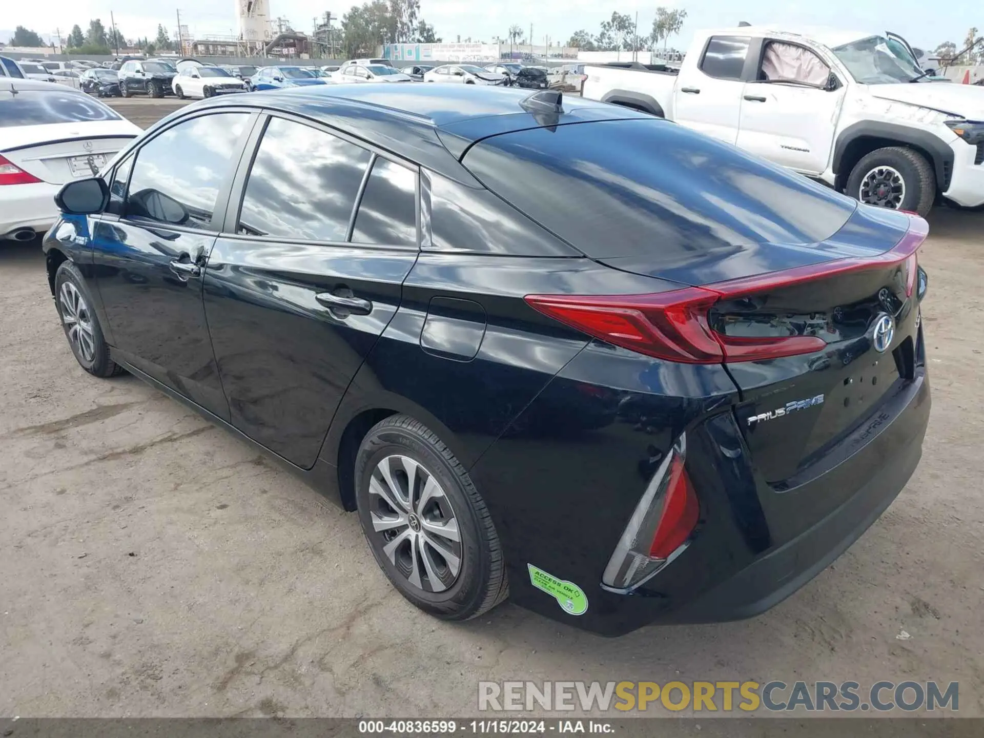 3 Photograph of a damaged car JTDKAMFP4N3223942 TOYOTA PRIUS PRIME 2022