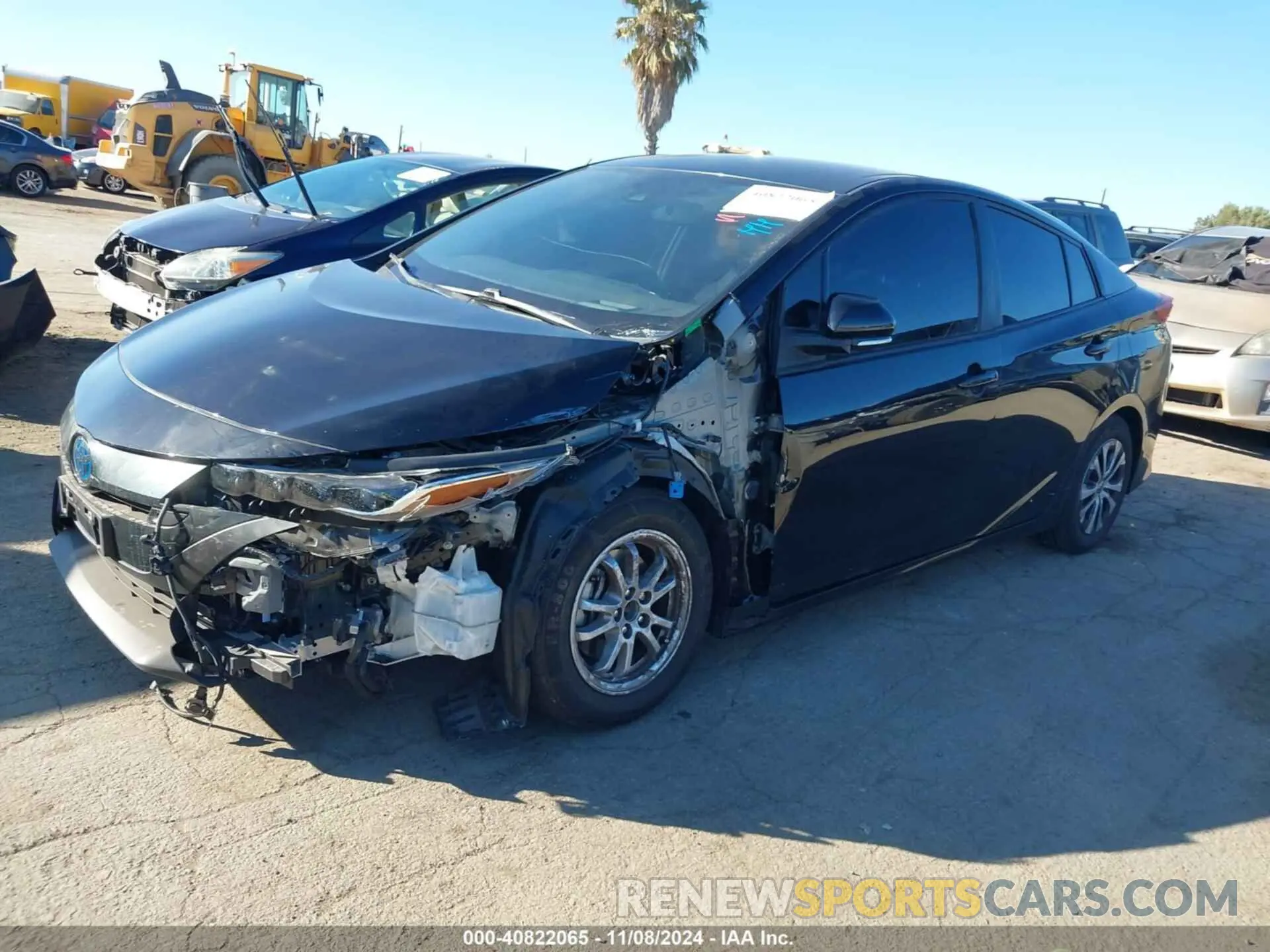 2 Photograph of a damaged car JTDKAMFP5N3225781 TOYOTA PRIUS PRIME 2022