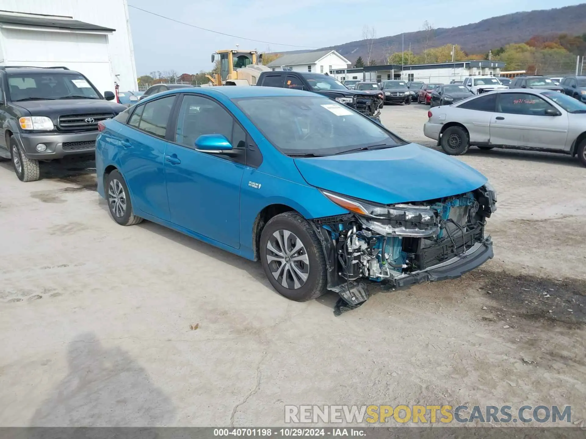 1 Photograph of a damaged car JTDKAMFP7N3224843 TOYOTA PRIUS PRIME 2022