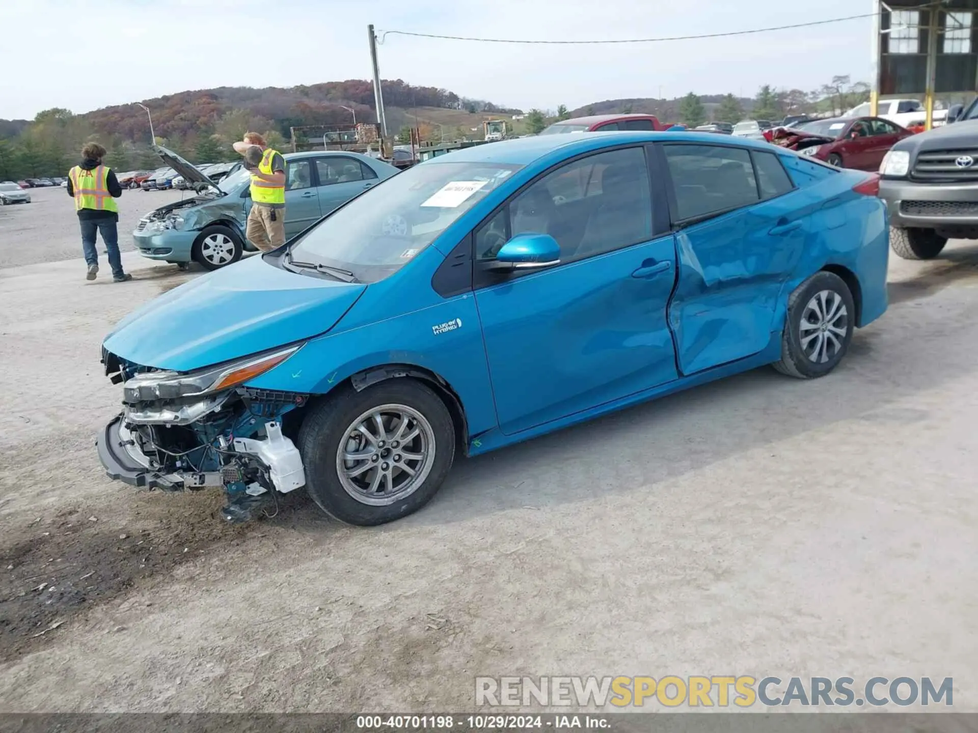 2 Photograph of a damaged car JTDKAMFP7N3224843 TOYOTA PRIUS PRIME 2022