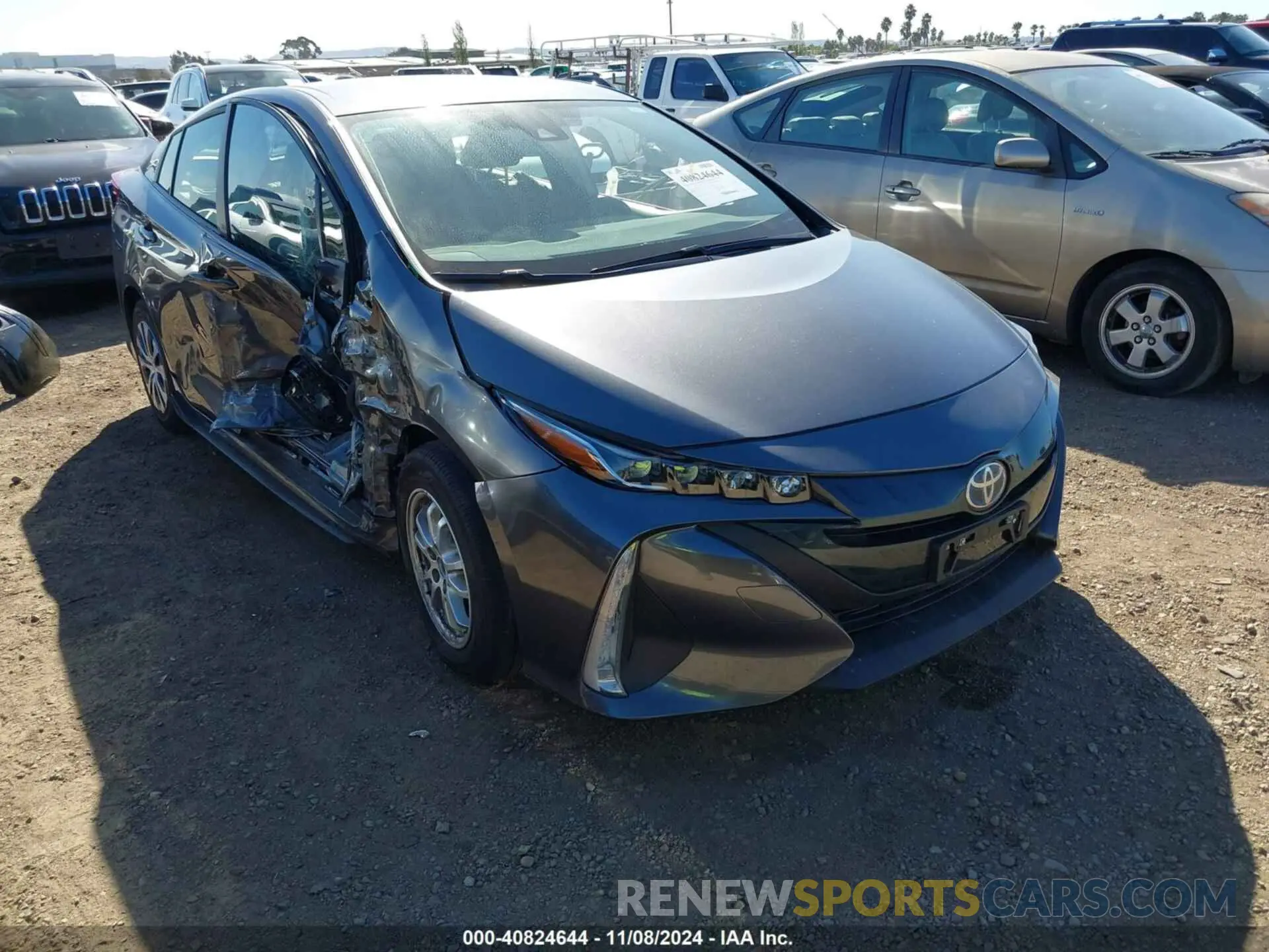 1 Photograph of a damaged car JTDKAMFP8N3202544 TOYOTA PRIUS PRIME 2022