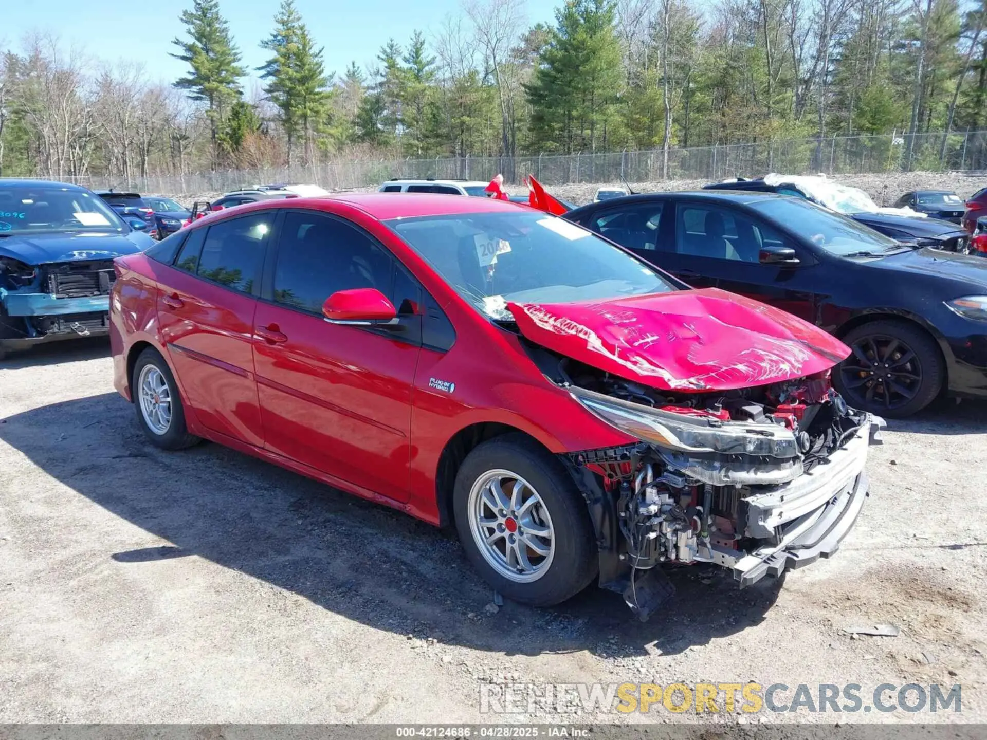 1 Photograph of a damaged car JTDKAMFP8N3212636 TOYOTA PRIUS PRIME 2022