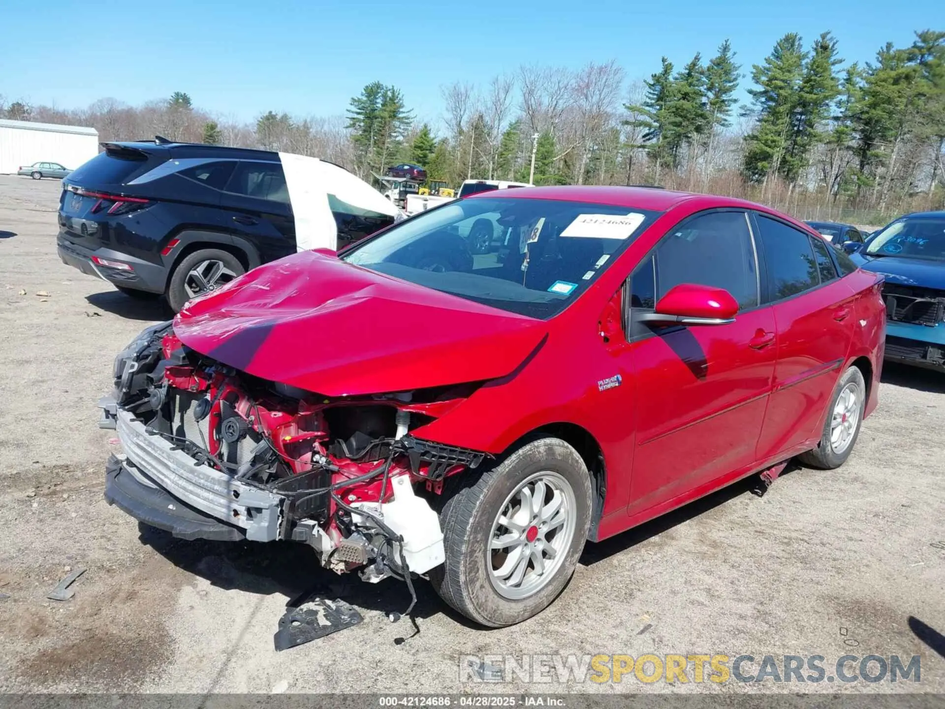 2 Photograph of a damaged car JTDKAMFP8N3212636 TOYOTA PRIUS PRIME 2022