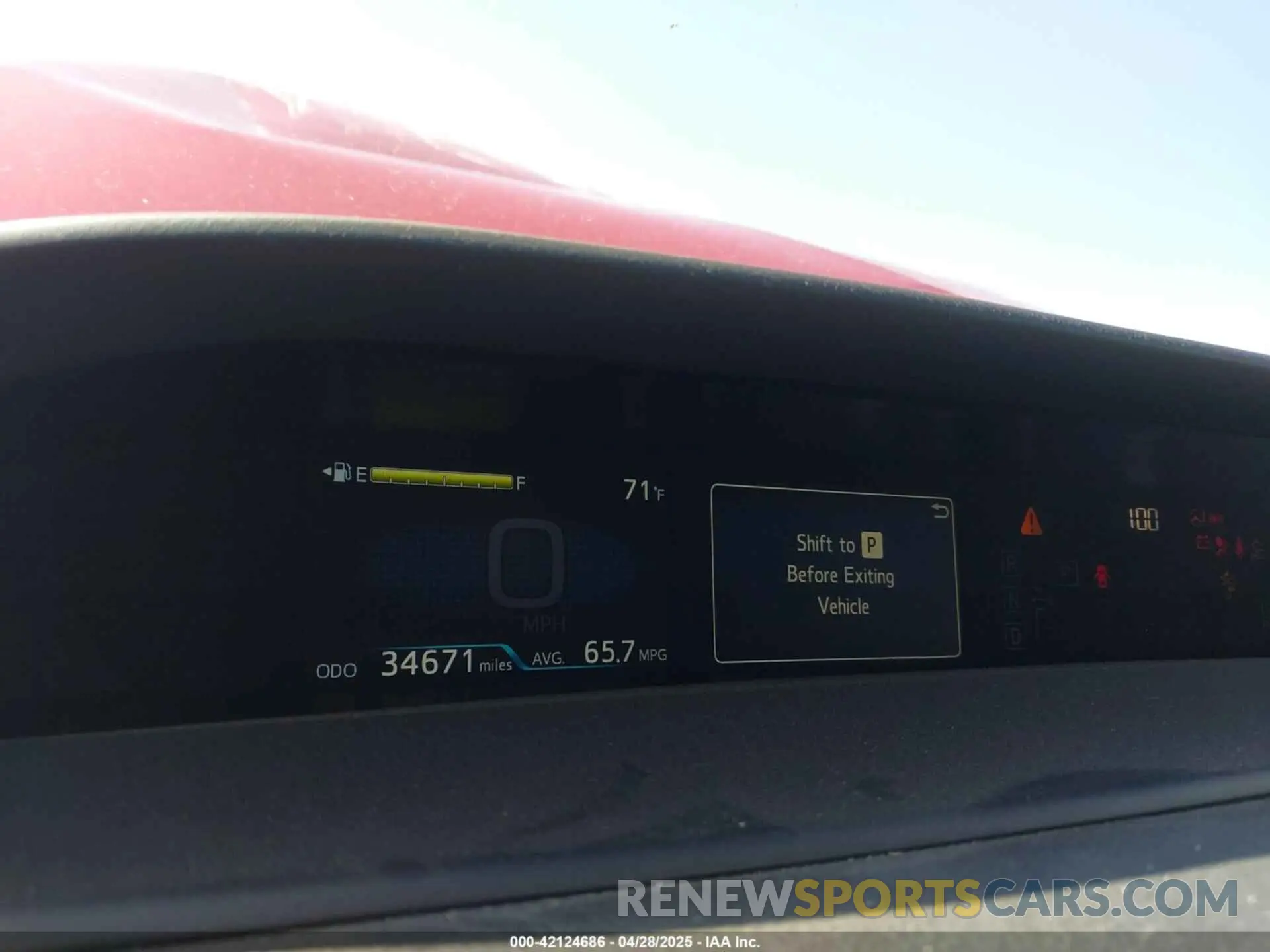 7 Photograph of a damaged car JTDKAMFP8N3212636 TOYOTA PRIUS PRIME 2022