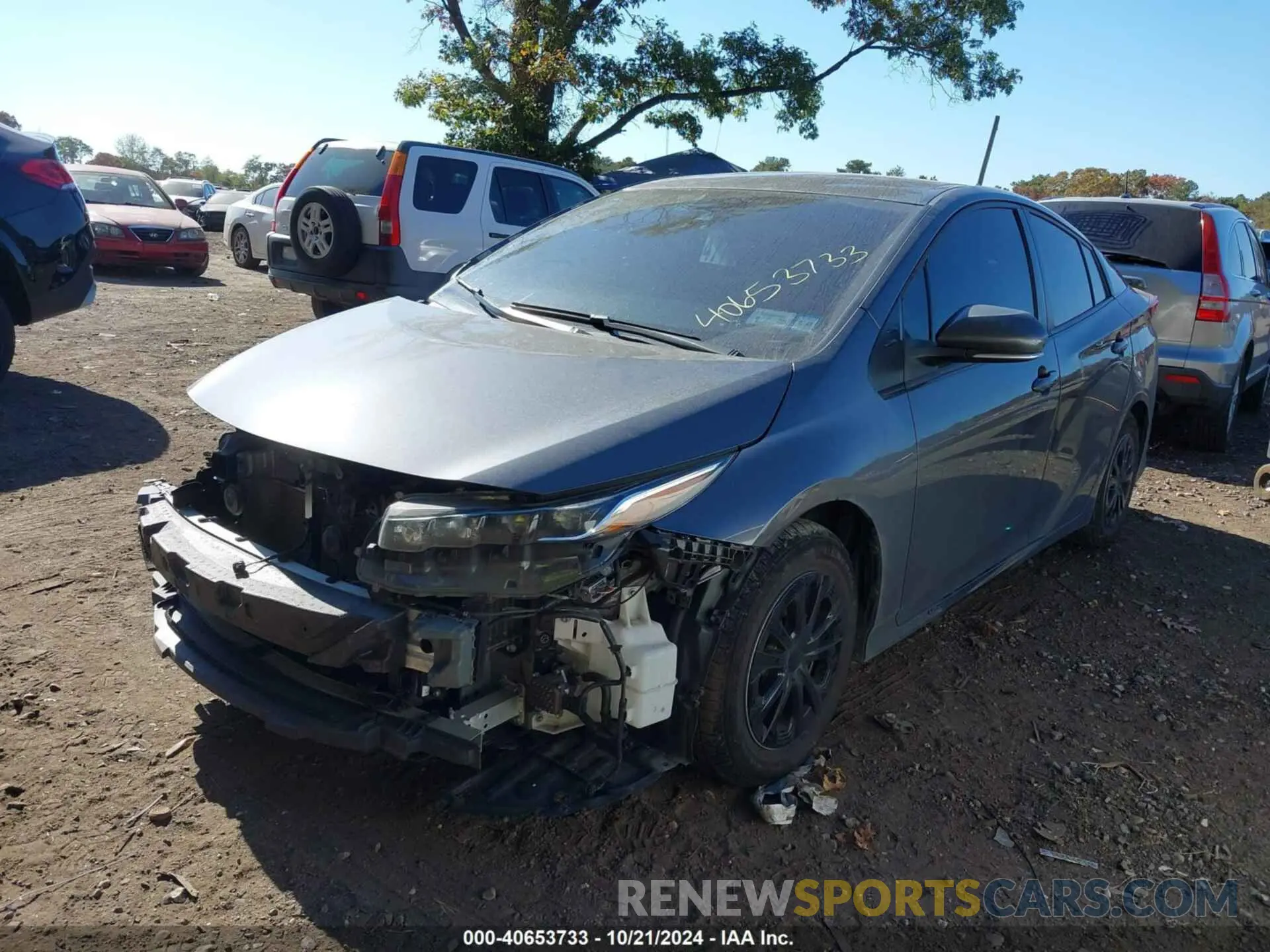 2 Photograph of a damaged car JTDKAMFP8N3214791 TOYOTA PRIUS PRIME 2022