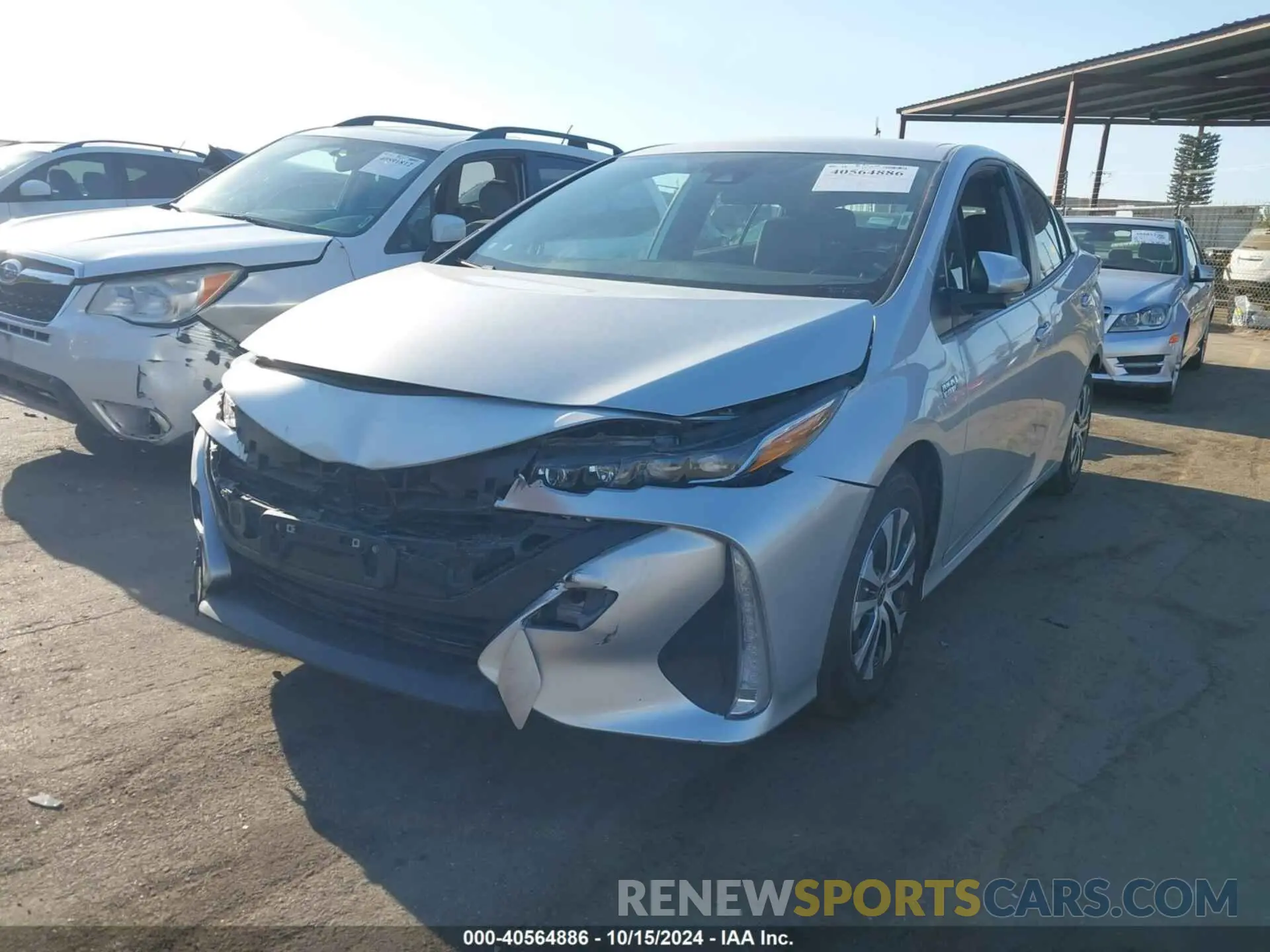 2 Photograph of a damaged car JTDKAMFP9N3219398 TOYOTA PRIUS PRIME 2022