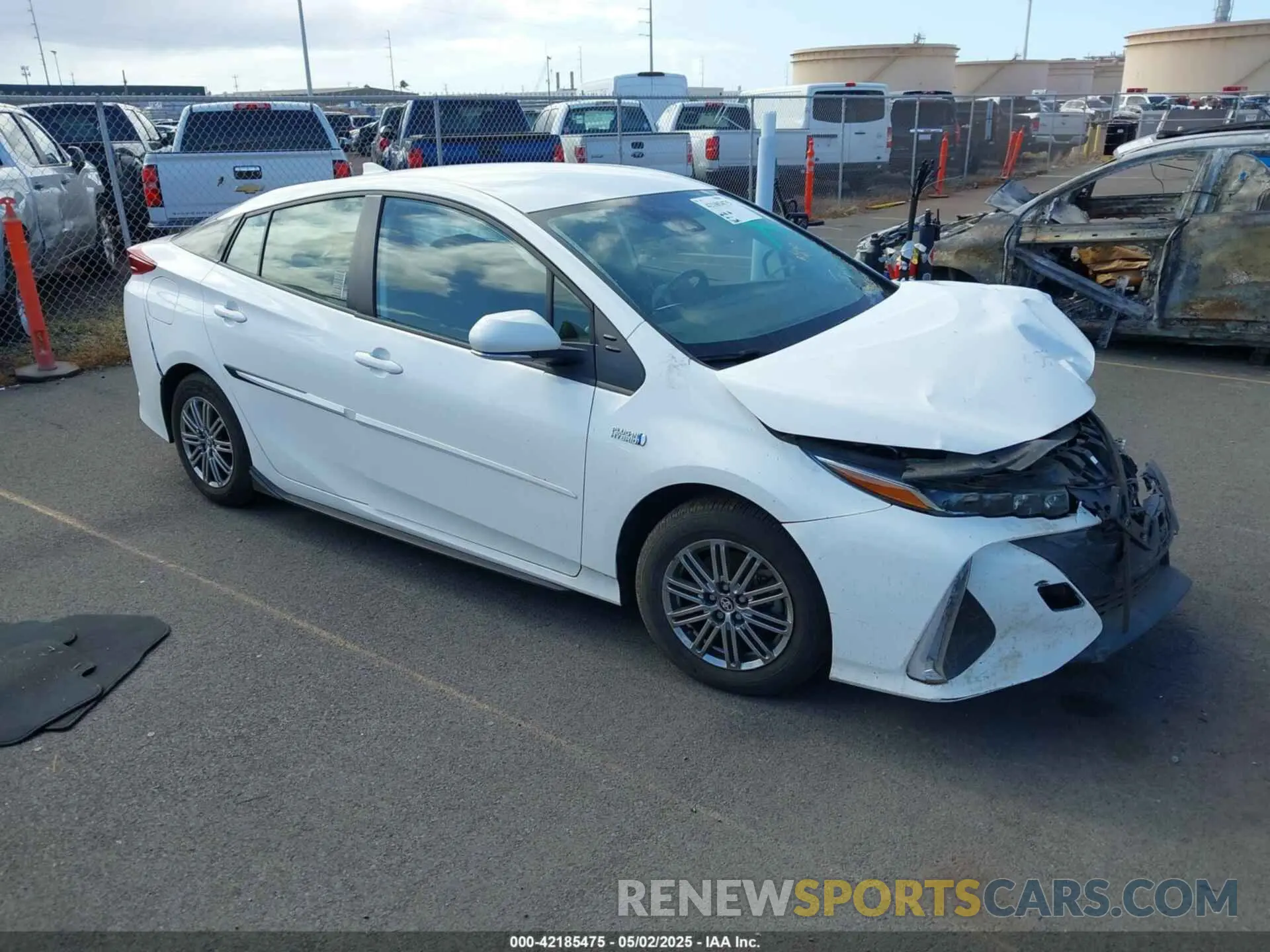 1 Photograph of a damaged car JTDKAMFPXN3202707 TOYOTA PRIUS PRIME 2022