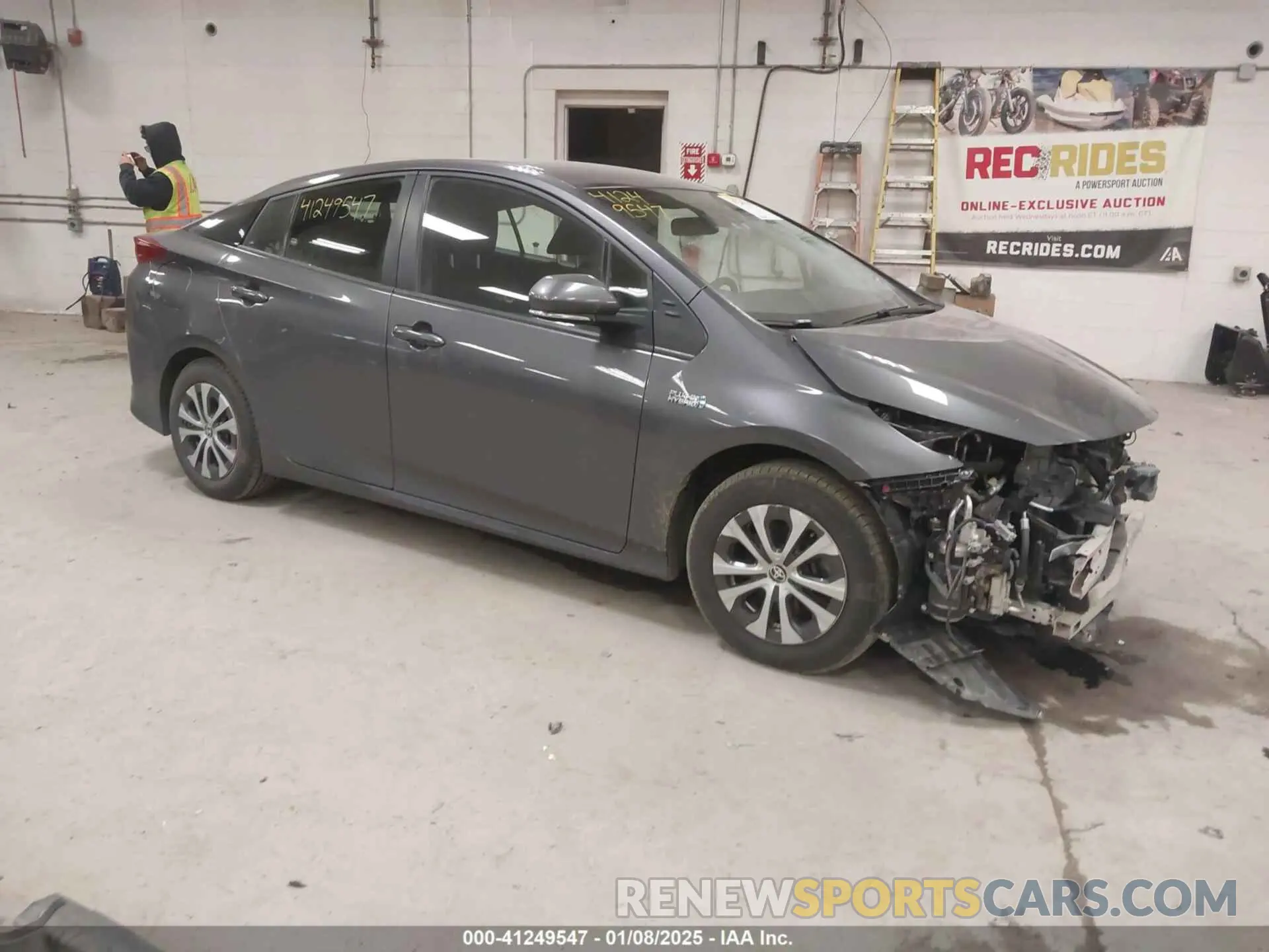 1 Photograph of a damaged car JTDKAMFPXN3205087 TOYOTA PRIUS PRIME 2022