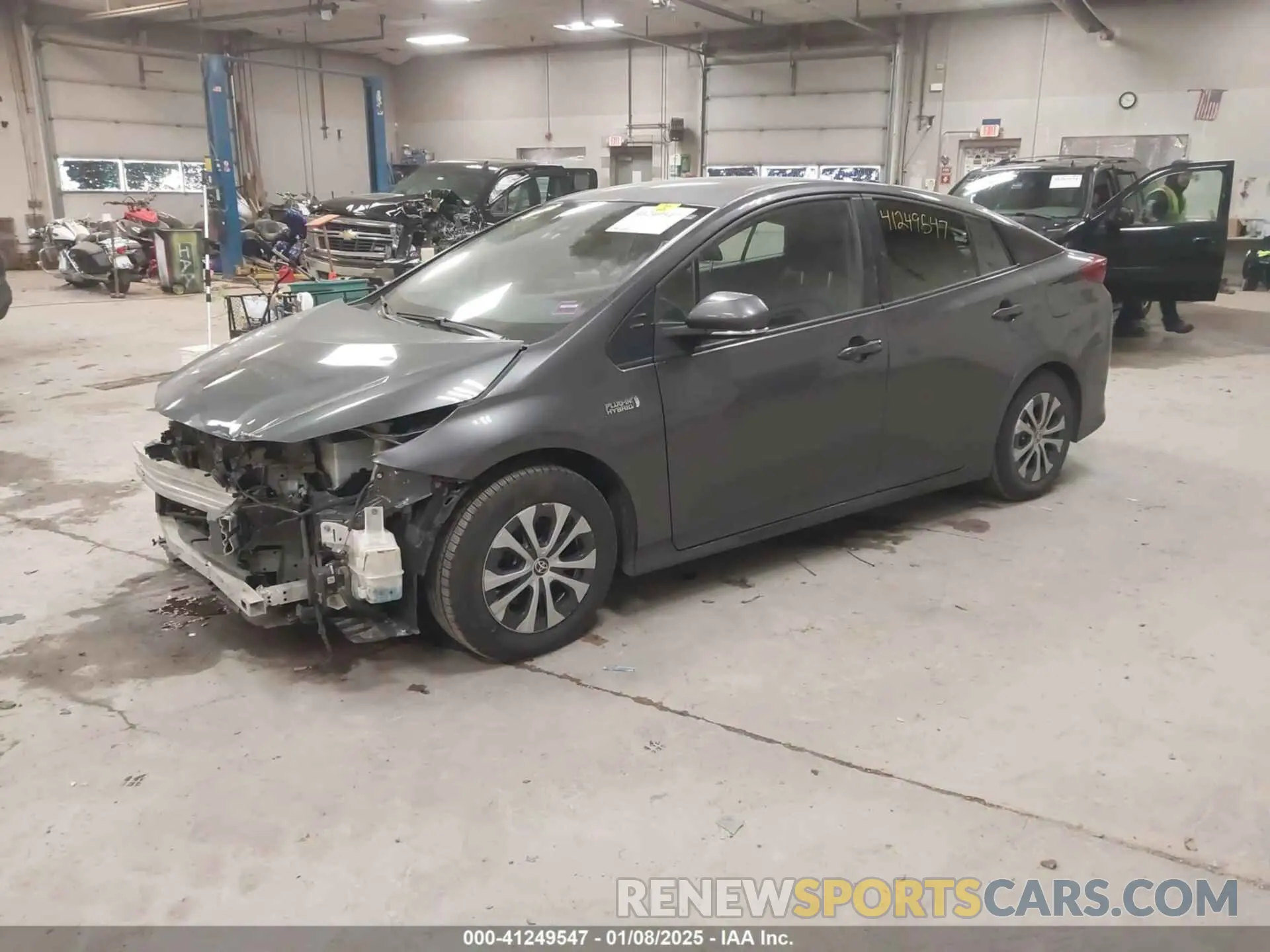 2 Photograph of a damaged car JTDKAMFPXN3205087 TOYOTA PRIUS PRIME 2022