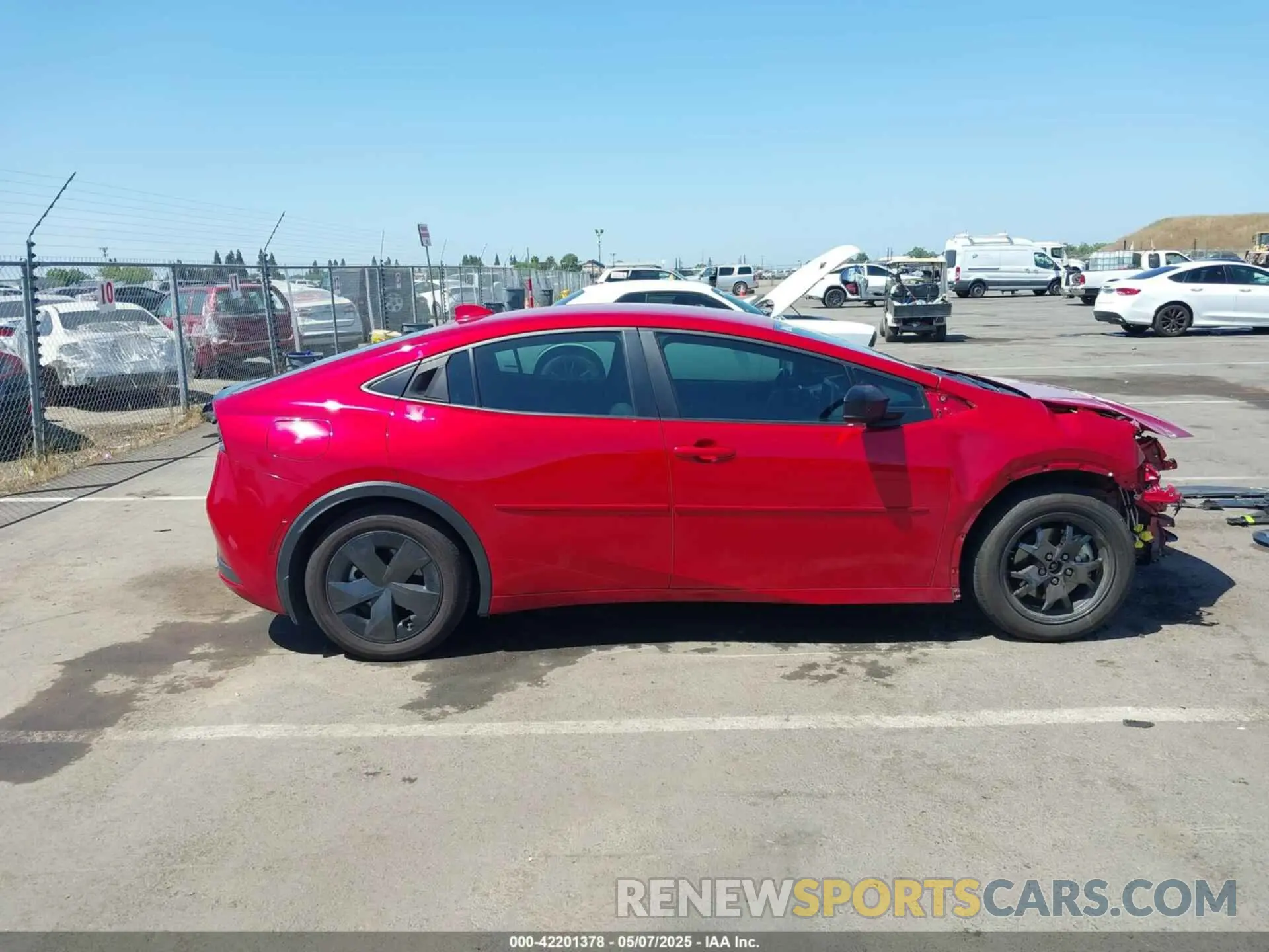 14 Photograph of a damaged car JTDACACU3P3001443 TOYOTA PRIUS PRIME 2023