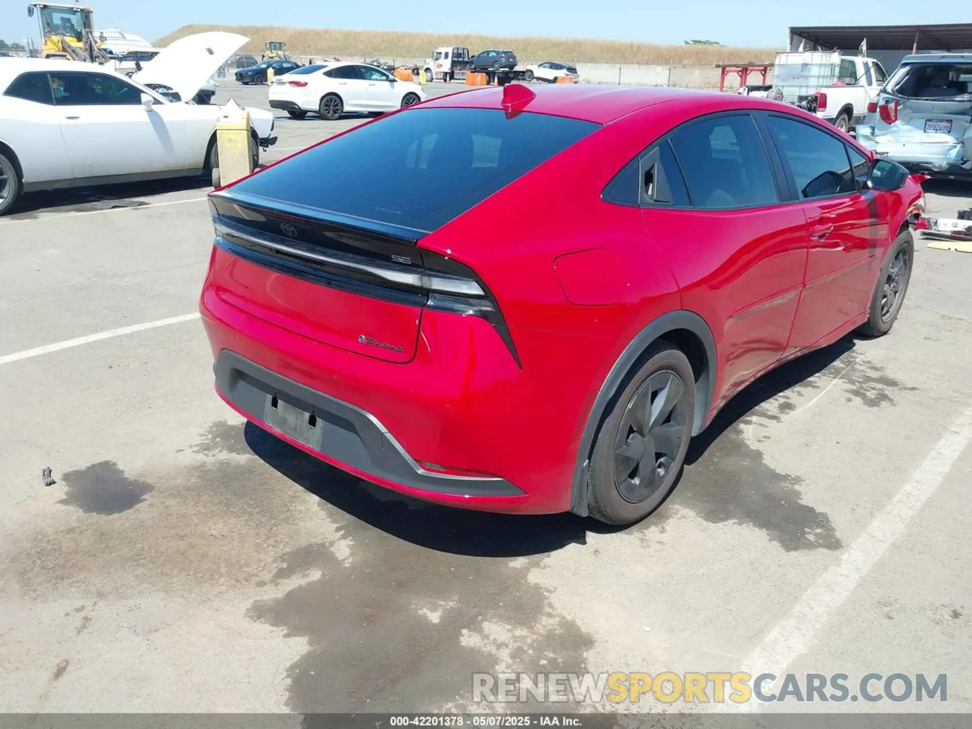 4 Photograph of a damaged car JTDACACU3P3001443 TOYOTA PRIUS PRIME 2023