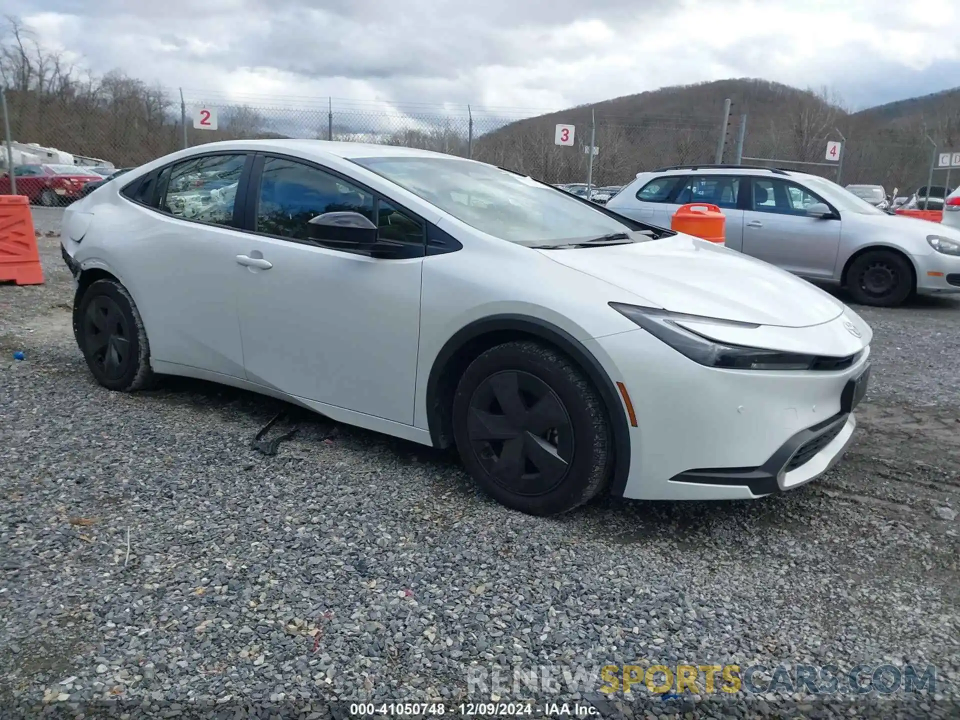 1 Photograph of a damaged car JTDACACUXP3004064 TOYOTA PRIUS PRIME 2023