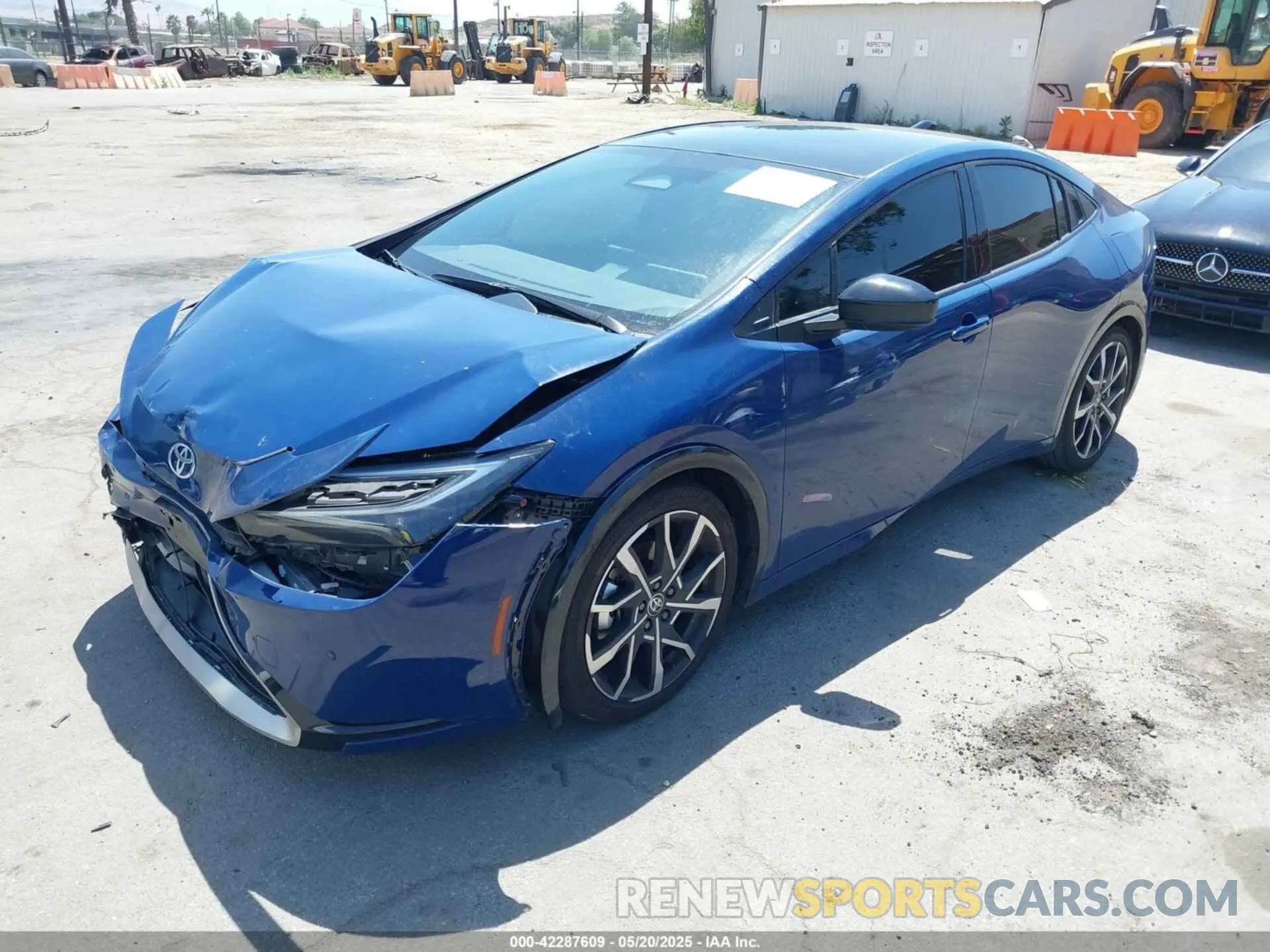 2 Photograph of a damaged car JTDACACUXP3010141 TOYOTA PRIUS PRIME 2023