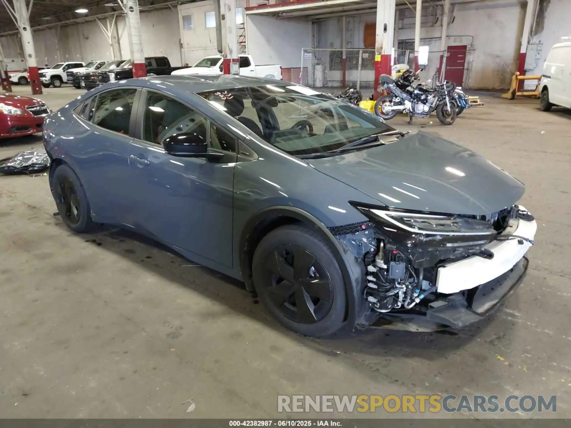 1 Photograph of a damaged car JTDACACU0R3022382 TOYOTA PRIUS PRIME 2024