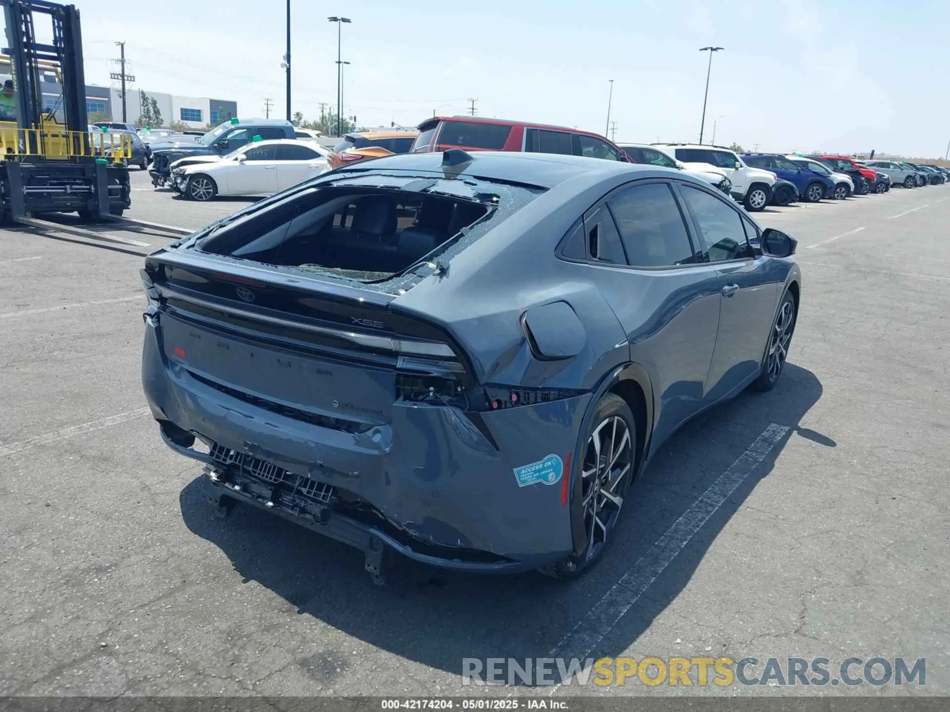 4 Photograph of a damaged car JTDACACU1R3033326 TOYOTA PRIUS PRIME 2024
