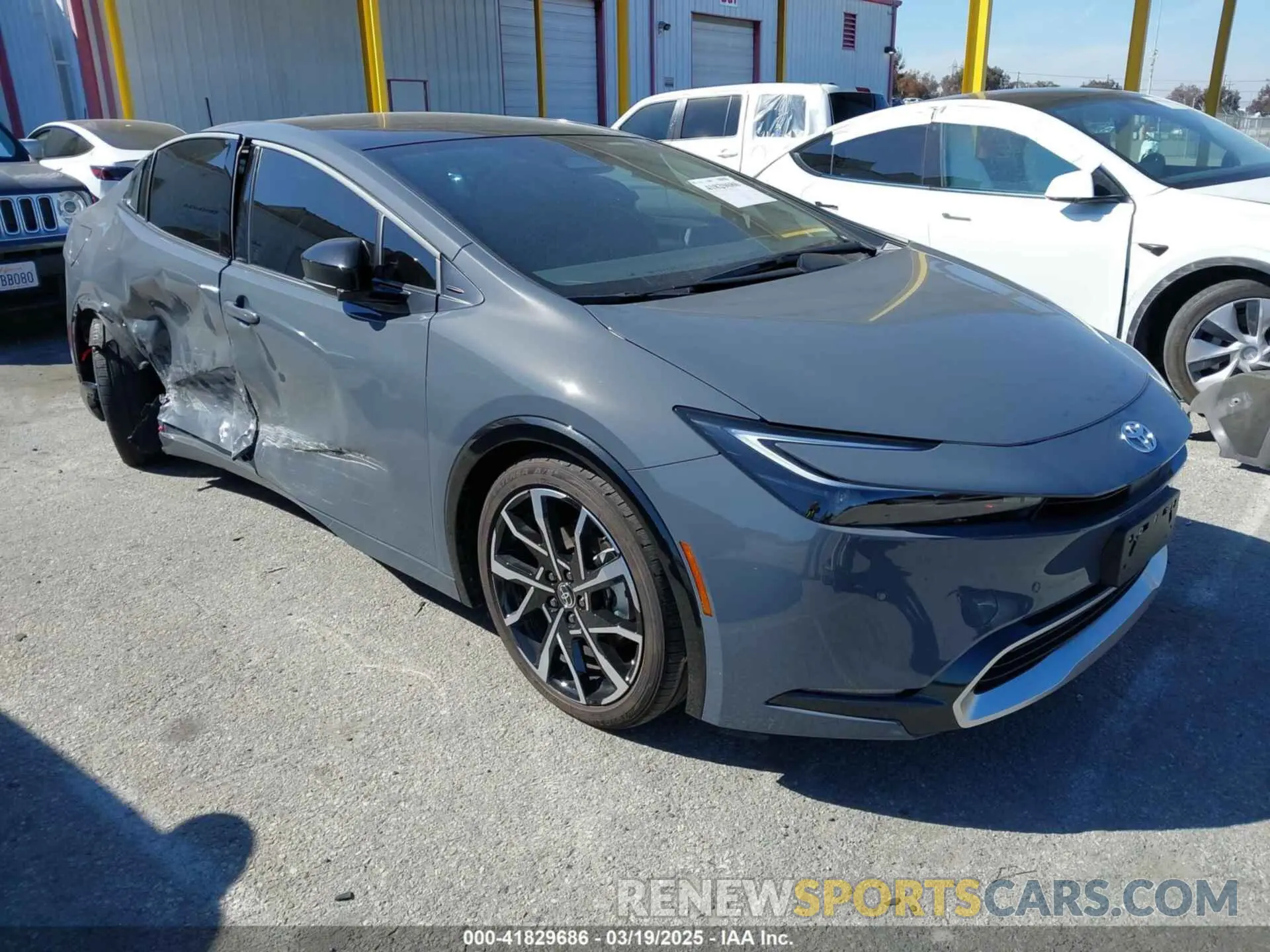 1 Photograph of a damaged car JTDACACU1R3037005 TOYOTA PRIUS PRIME 2024