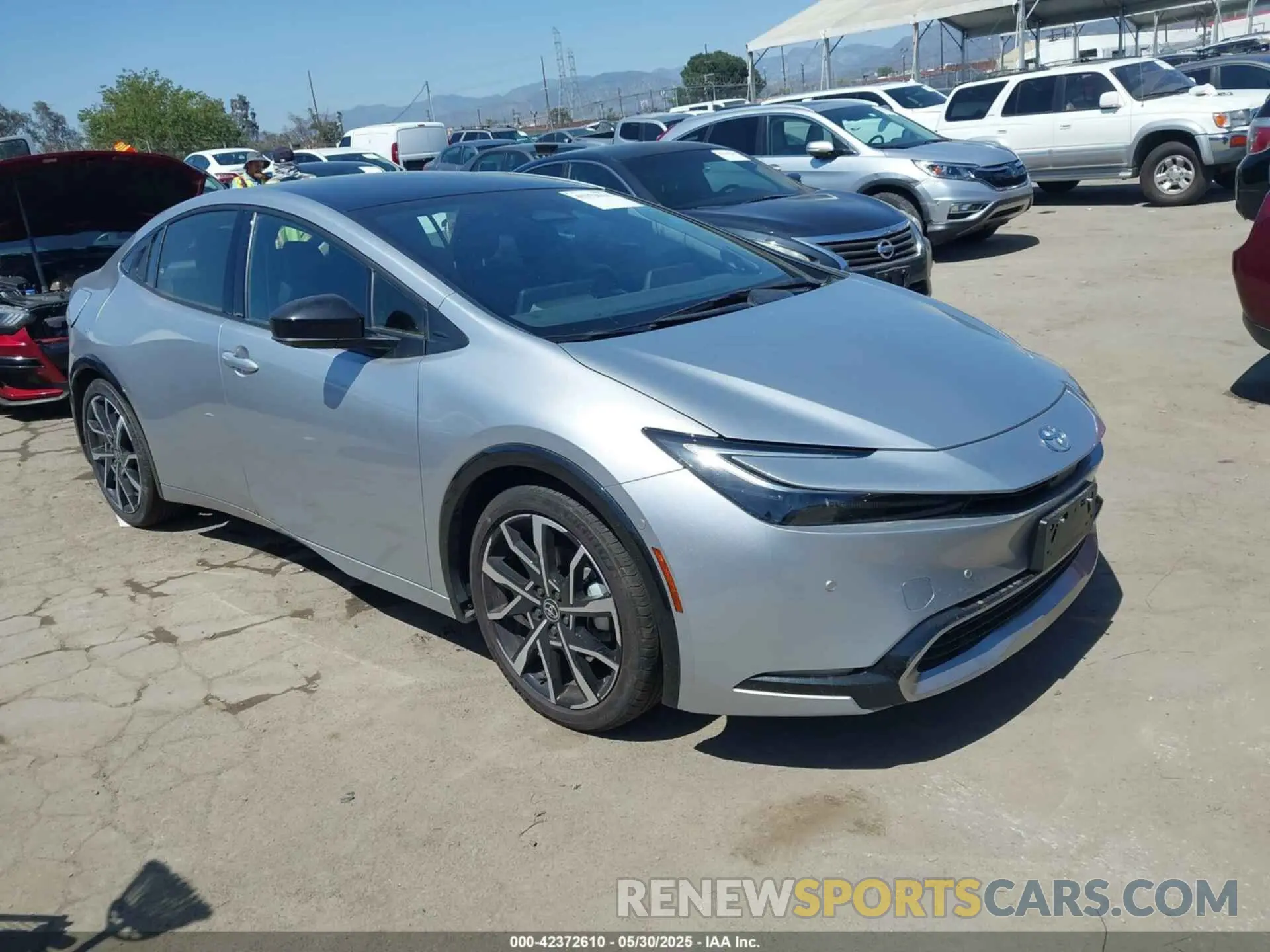 1 Photograph of a damaged car JTDACACU2R3029530 TOYOTA PRIUS PRIME 2024