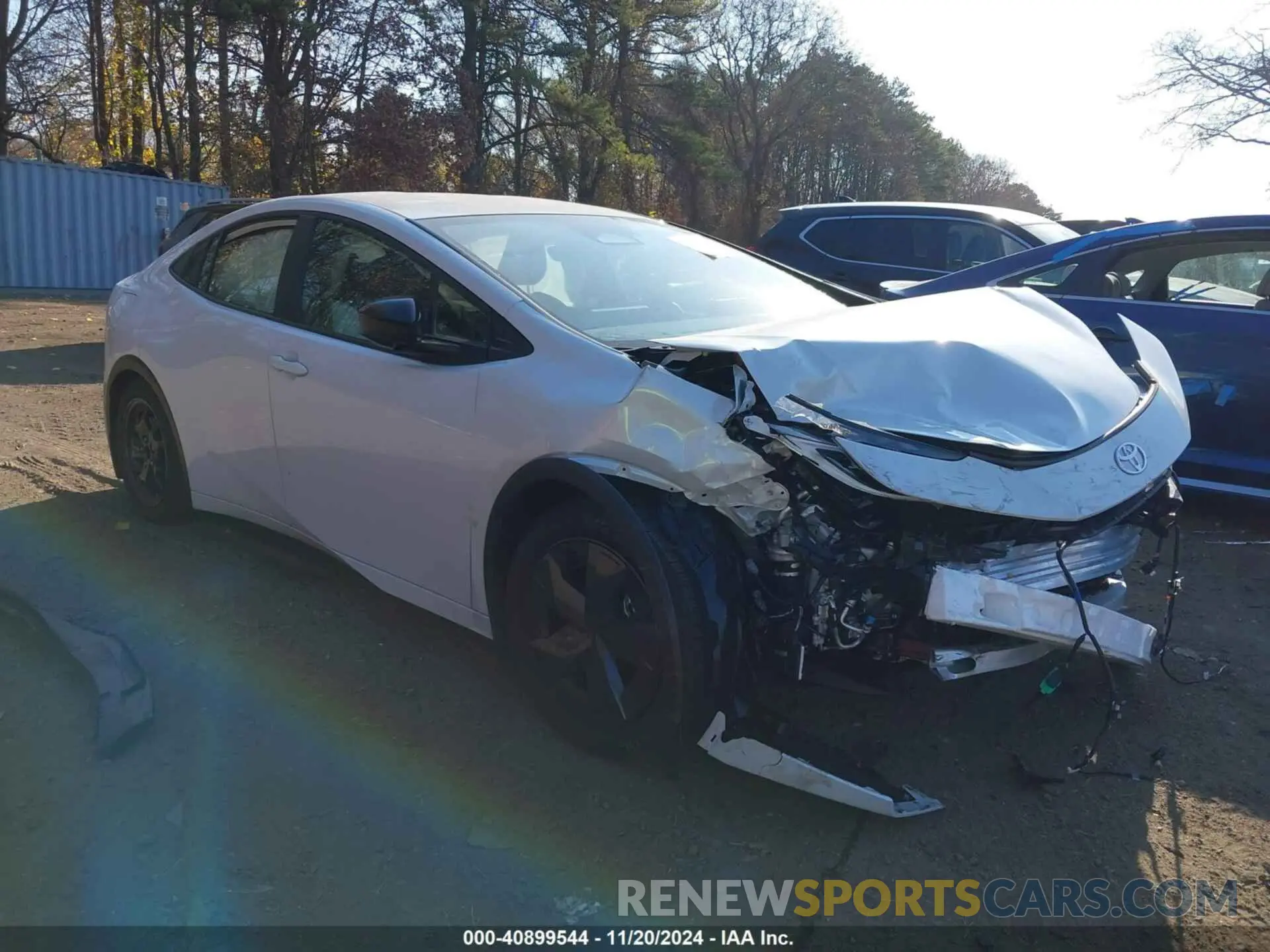 1 Photograph of a damaged car JTDACACU3R3023638 TOYOTA PRIUS PRIME 2024