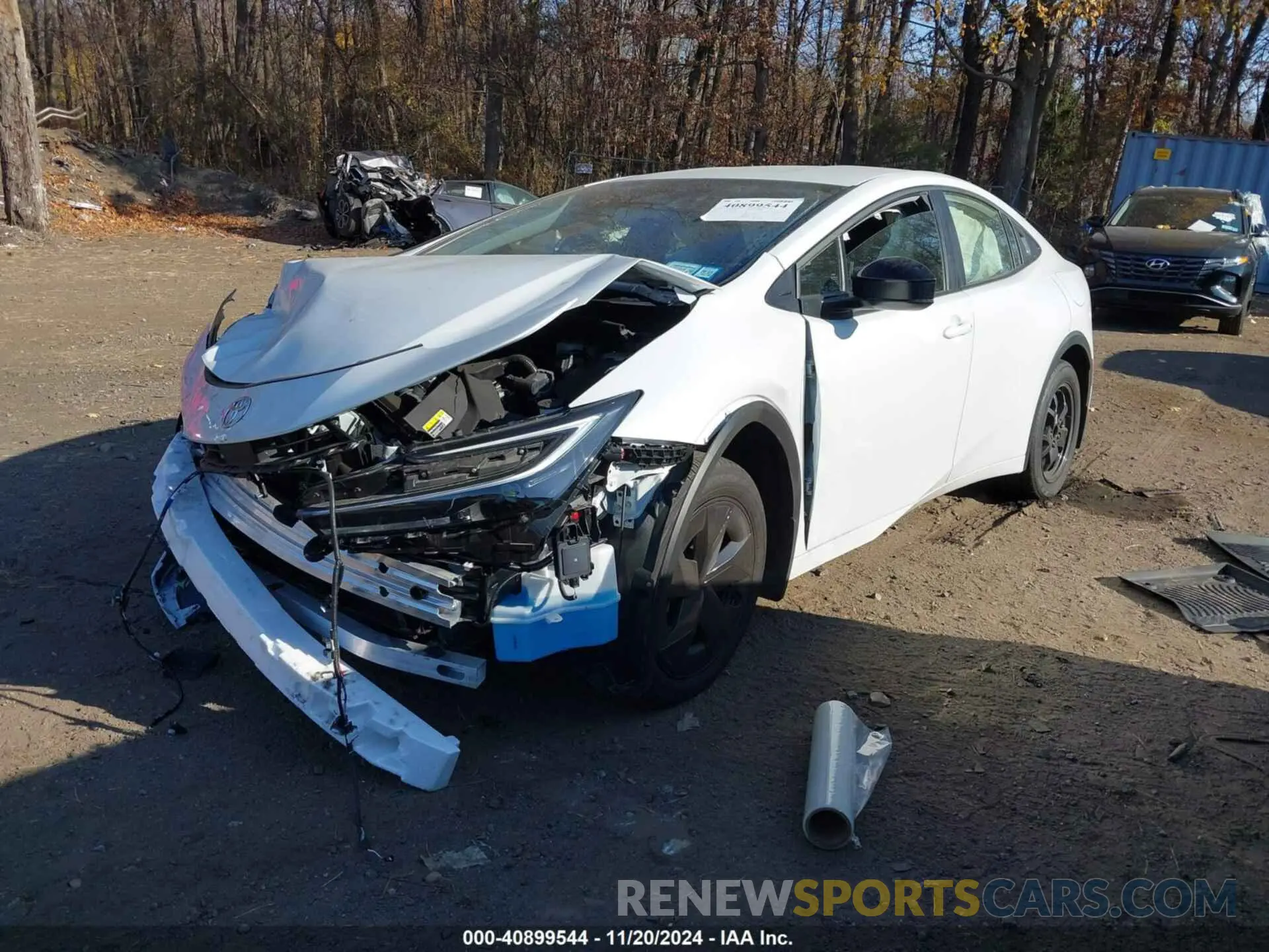 2 Photograph of a damaged car JTDACACU3R3023638 TOYOTA PRIUS PRIME 2024