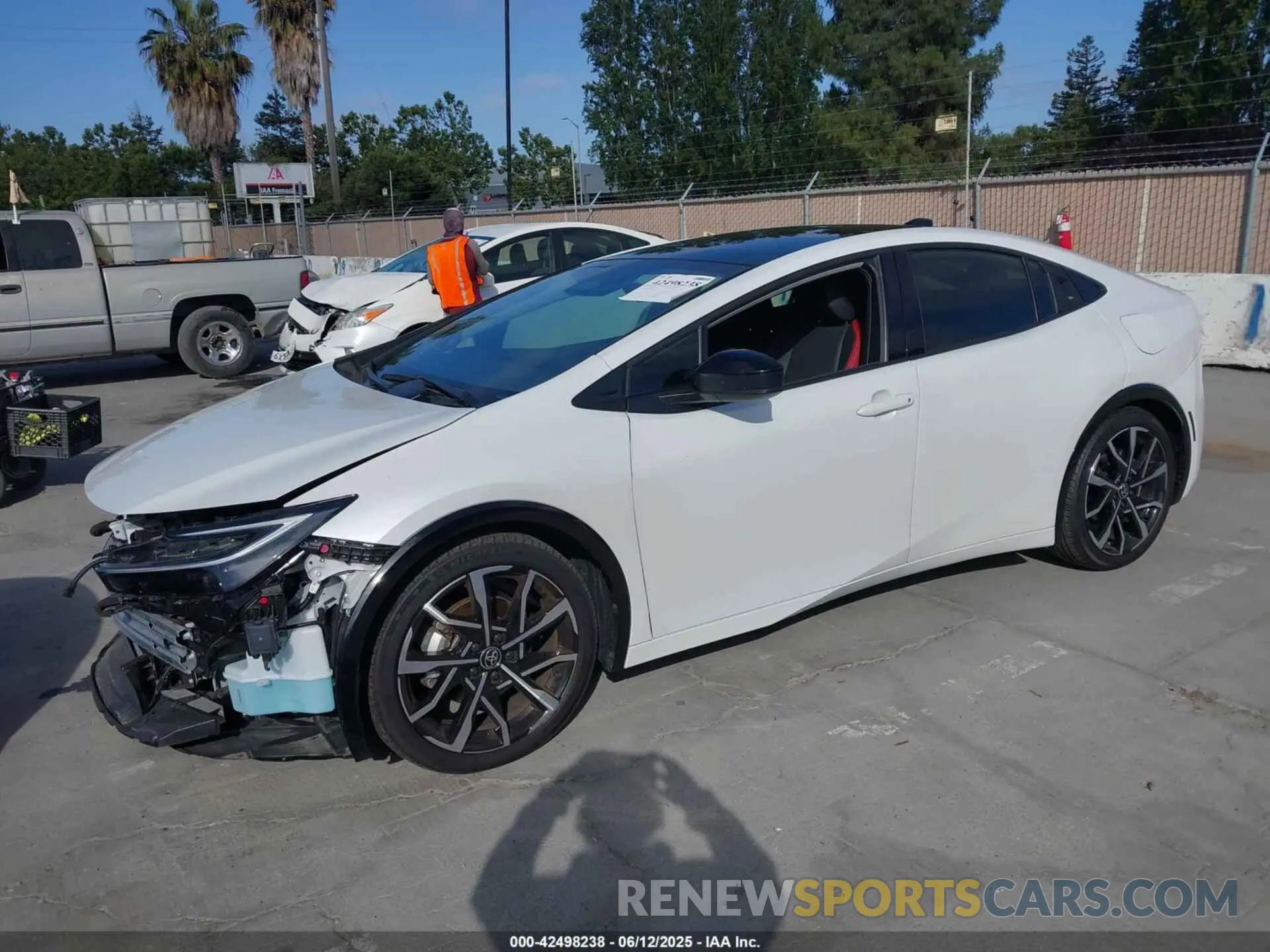 2 Photograph of a damaged car JTDACACU9R3023174 TOYOTA PRIUS PRIME 2024