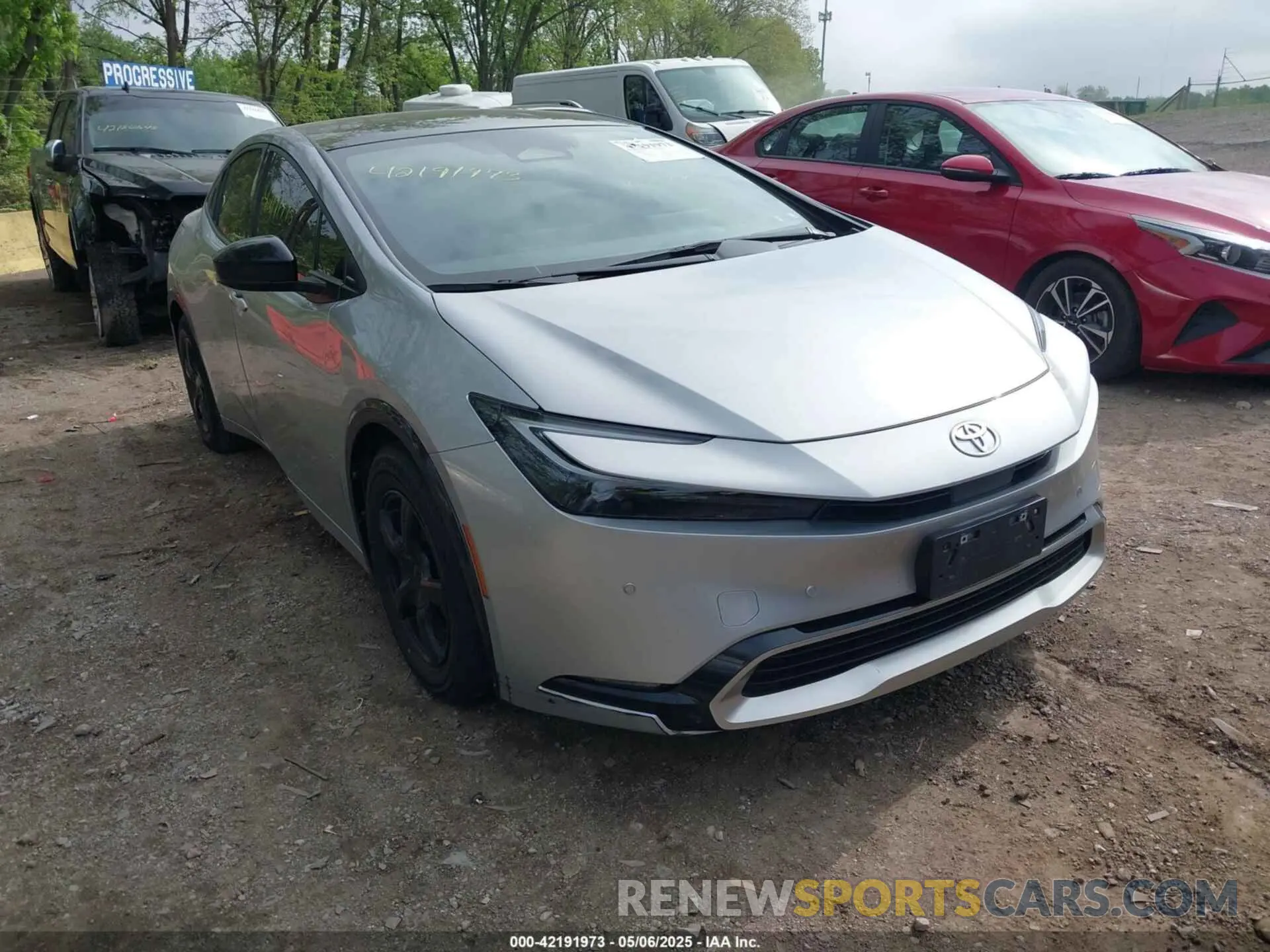 1 Photograph of a damaged car JTDACACUXR3017433 TOYOTA PRIUS PRIME 2024