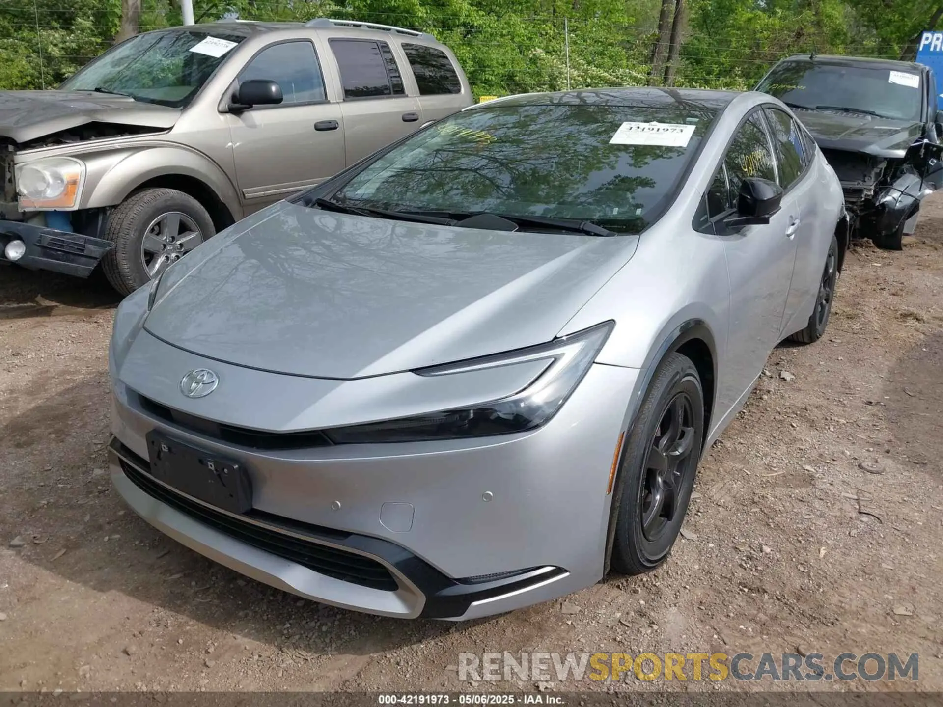 2 Photograph of a damaged car JTDACACUXR3017433 TOYOTA PRIUS PRIME 2024