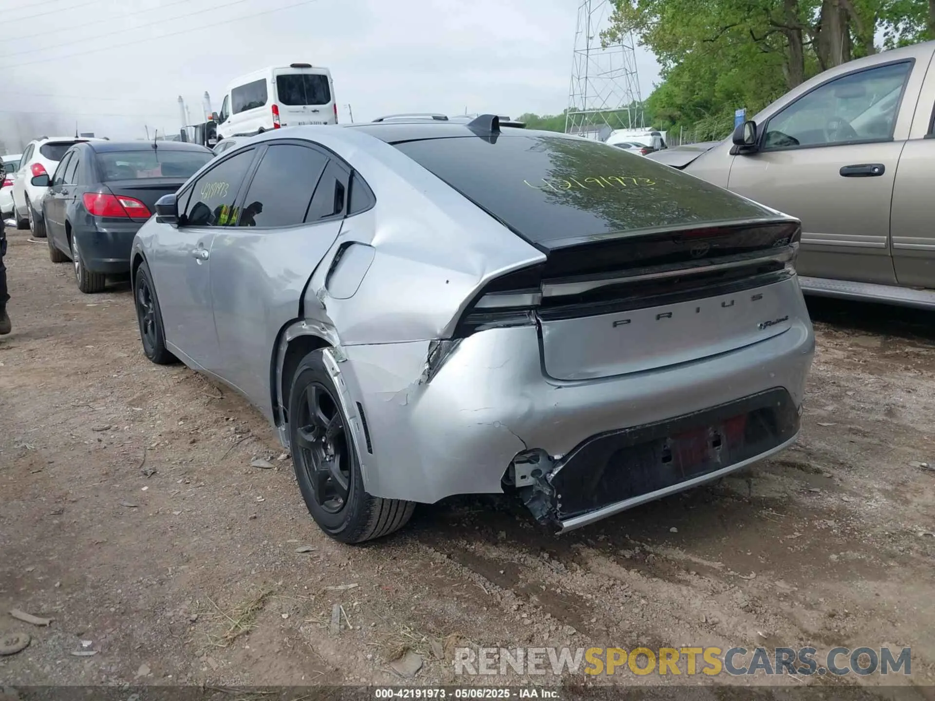 3 Photograph of a damaged car JTDACACUXR3017433 TOYOTA PRIUS PRIME 2024