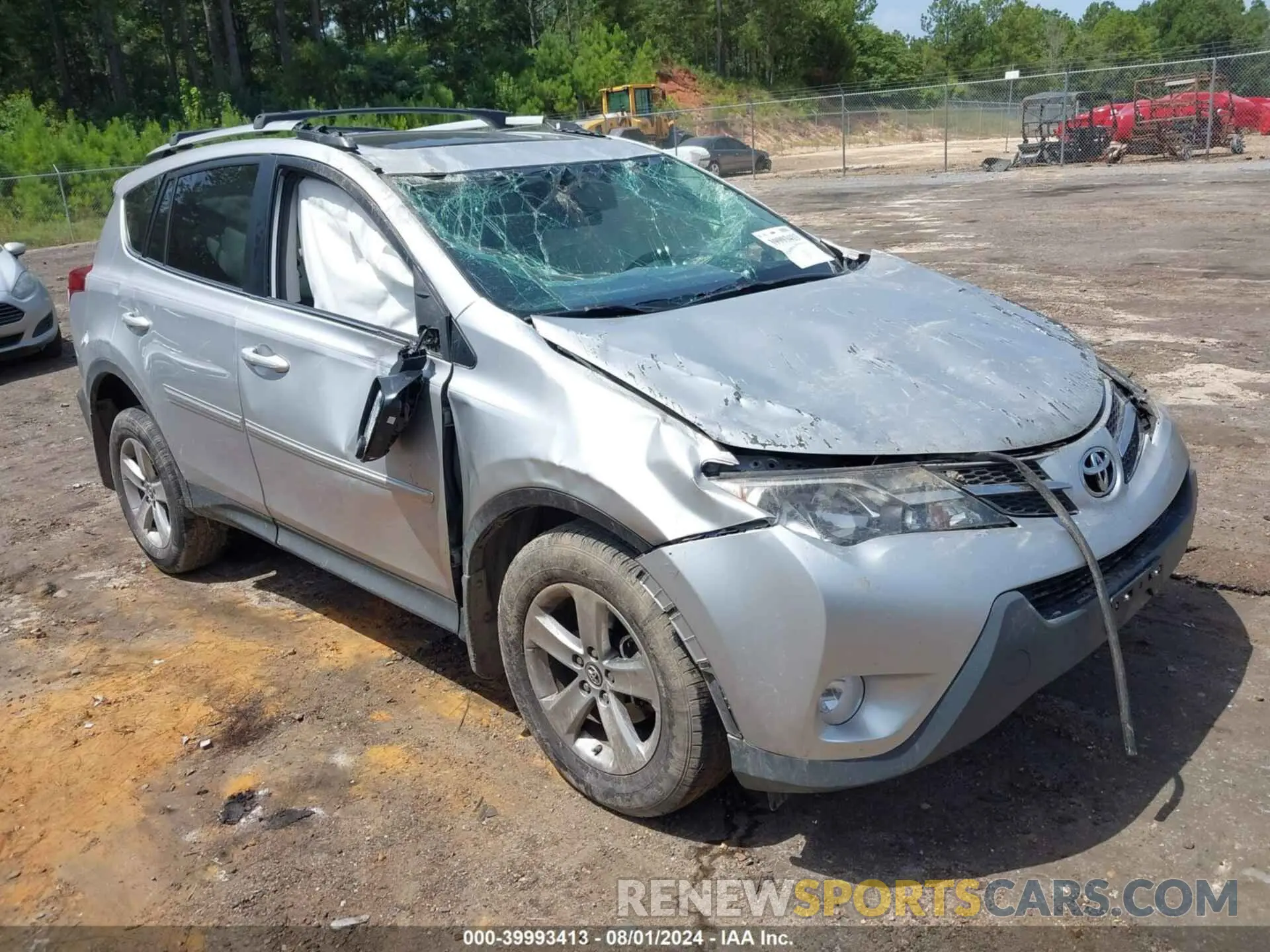 1 Photograph of a damaged car 2T3WFREV2FW165795 TOYOTA RAV4 2015