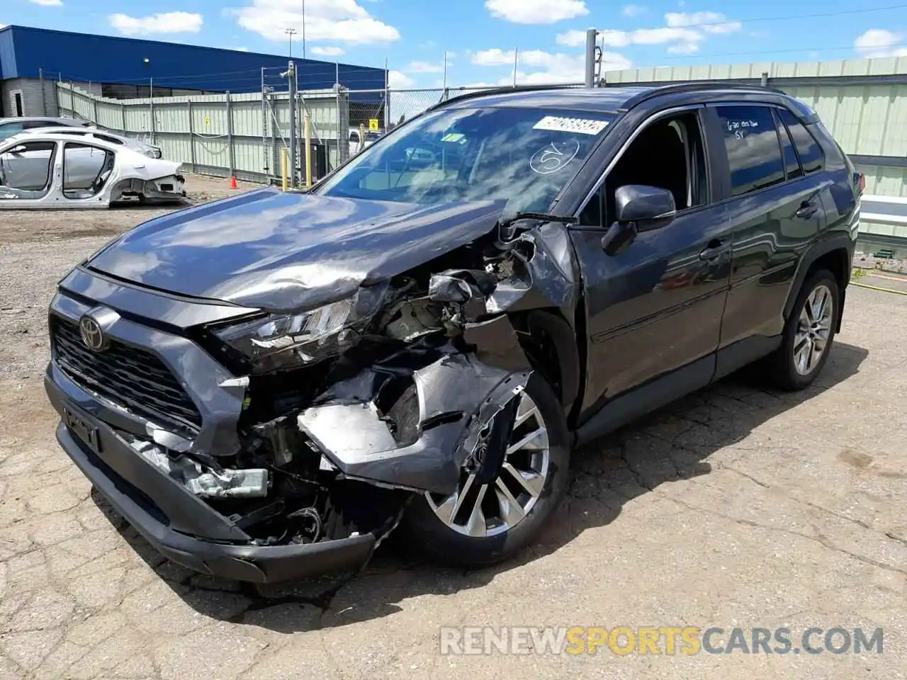 2 Photograph of a damaged car 2T3A1RFV0KC020984 TOYOTA RAV4 2019