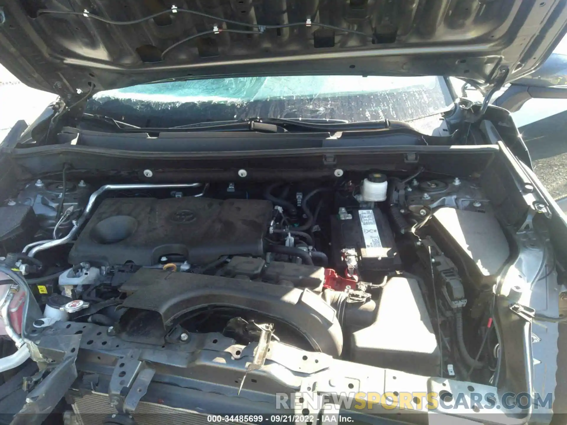 10 Photograph of a damaged car 2T3A1RFV0KC038790 TOYOTA RAV4 2019