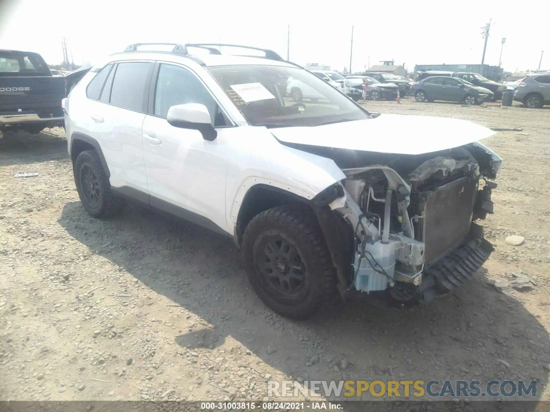 1 Photograph of a damaged car 2T3A1RFV0KW056639 TOYOTA RAV4 2019