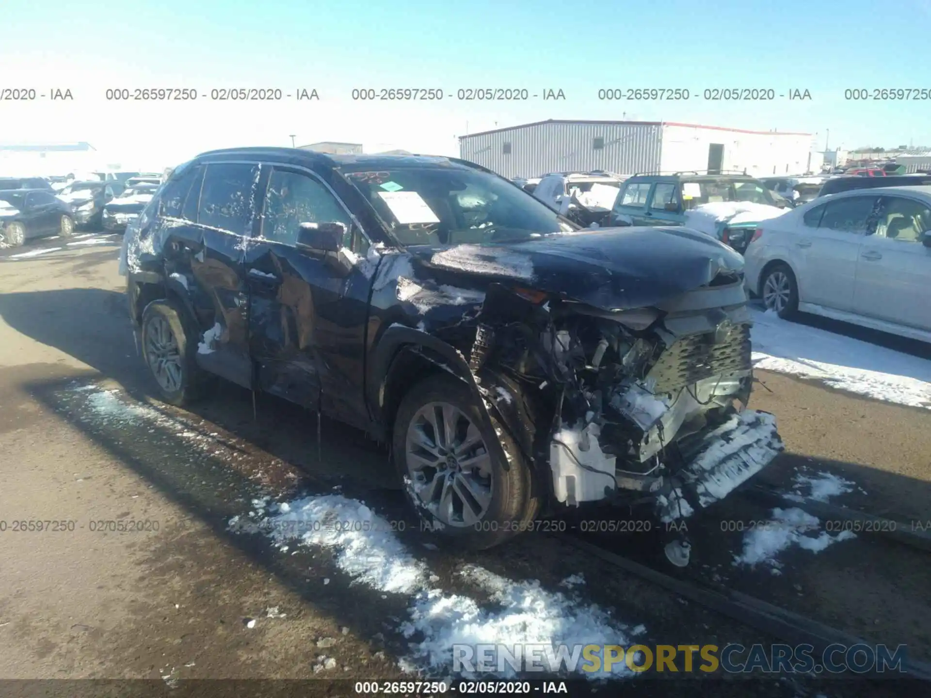 1 Photograph of a damaged car 2T3A1RFV1KC009864 TOYOTA RAV4 2019