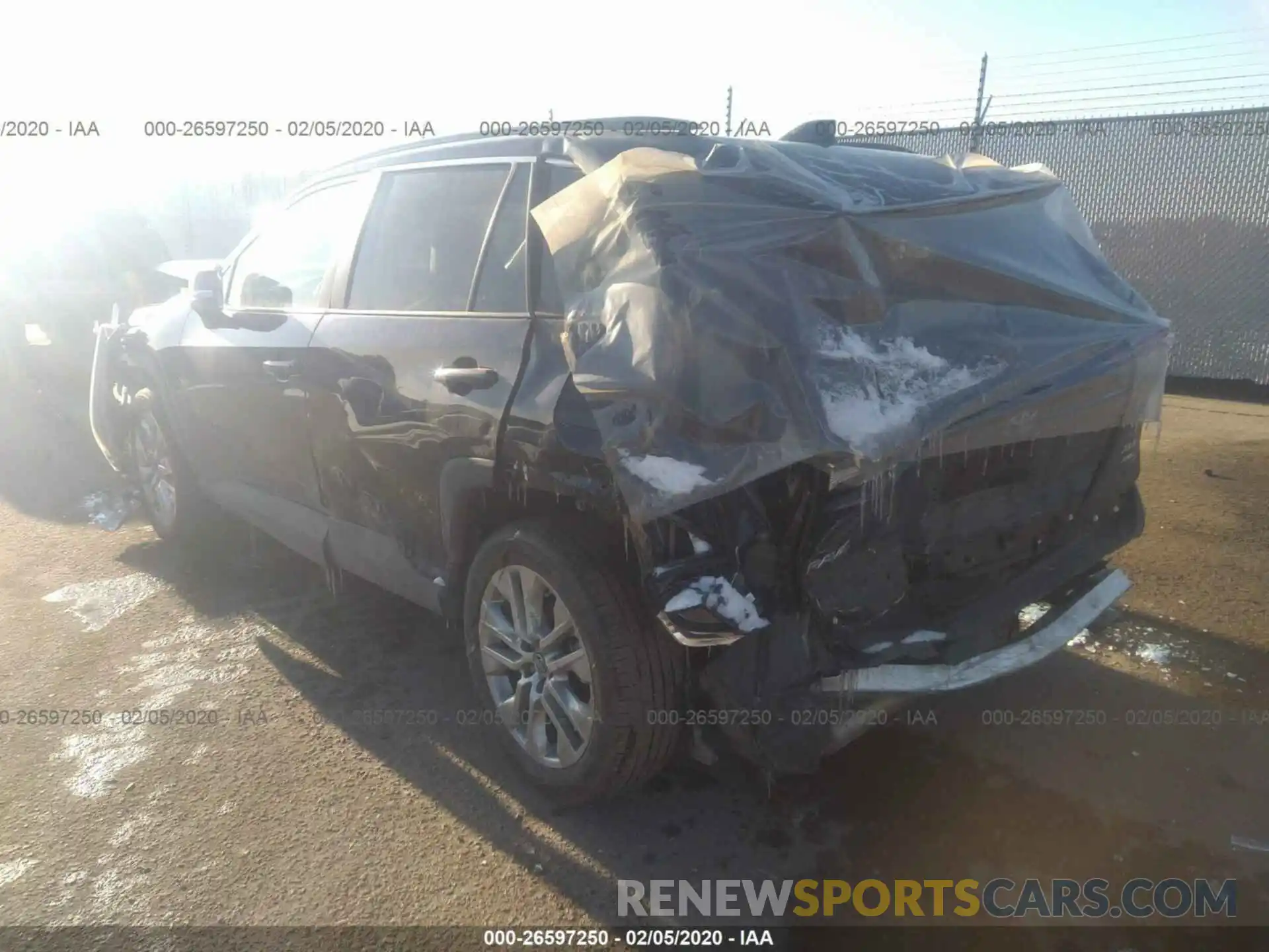 3 Photograph of a damaged car 2T3A1RFV1KC009864 TOYOTA RAV4 2019