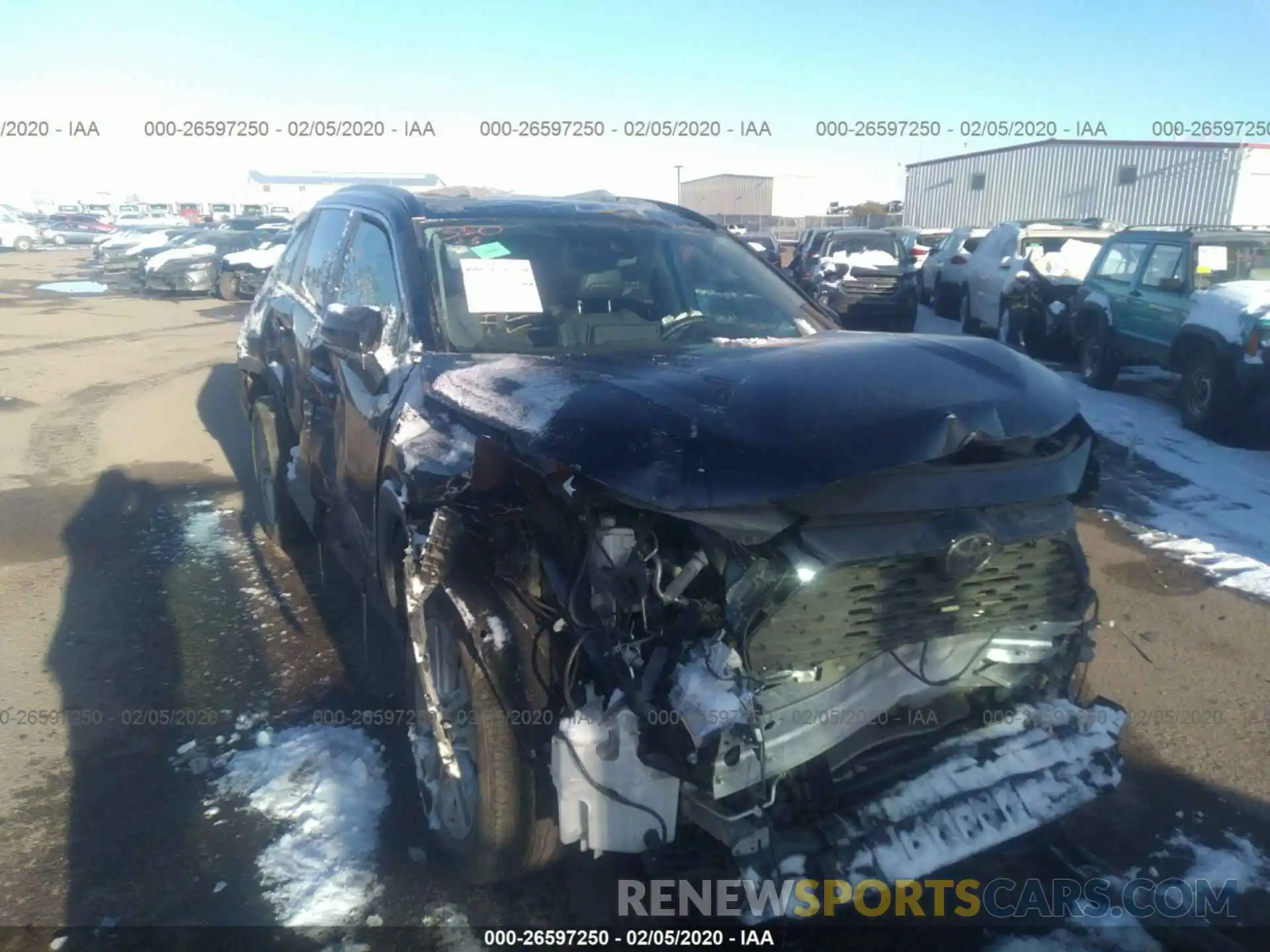 6 Photograph of a damaged car 2T3A1RFV1KC009864 TOYOTA RAV4 2019