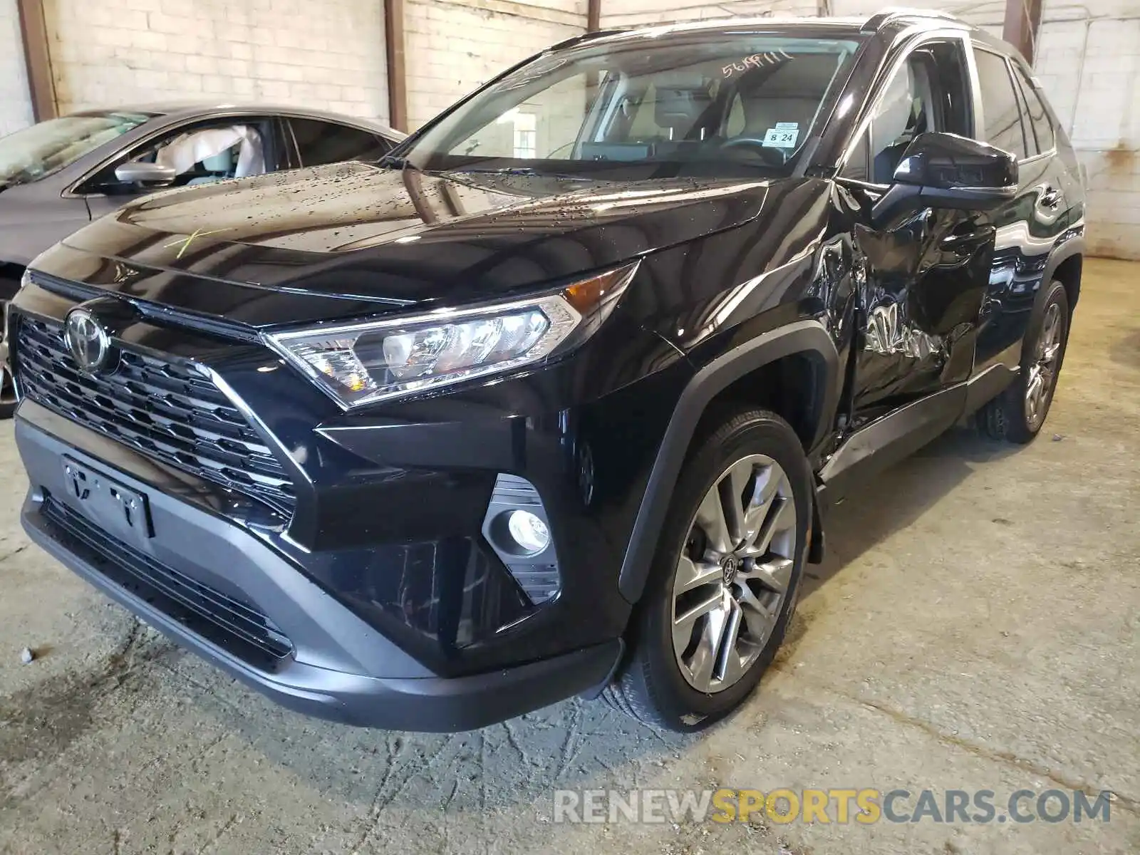 2 Photograph of a damaged car 2T3A1RFV1KC037793 TOYOTA RAV4 2019