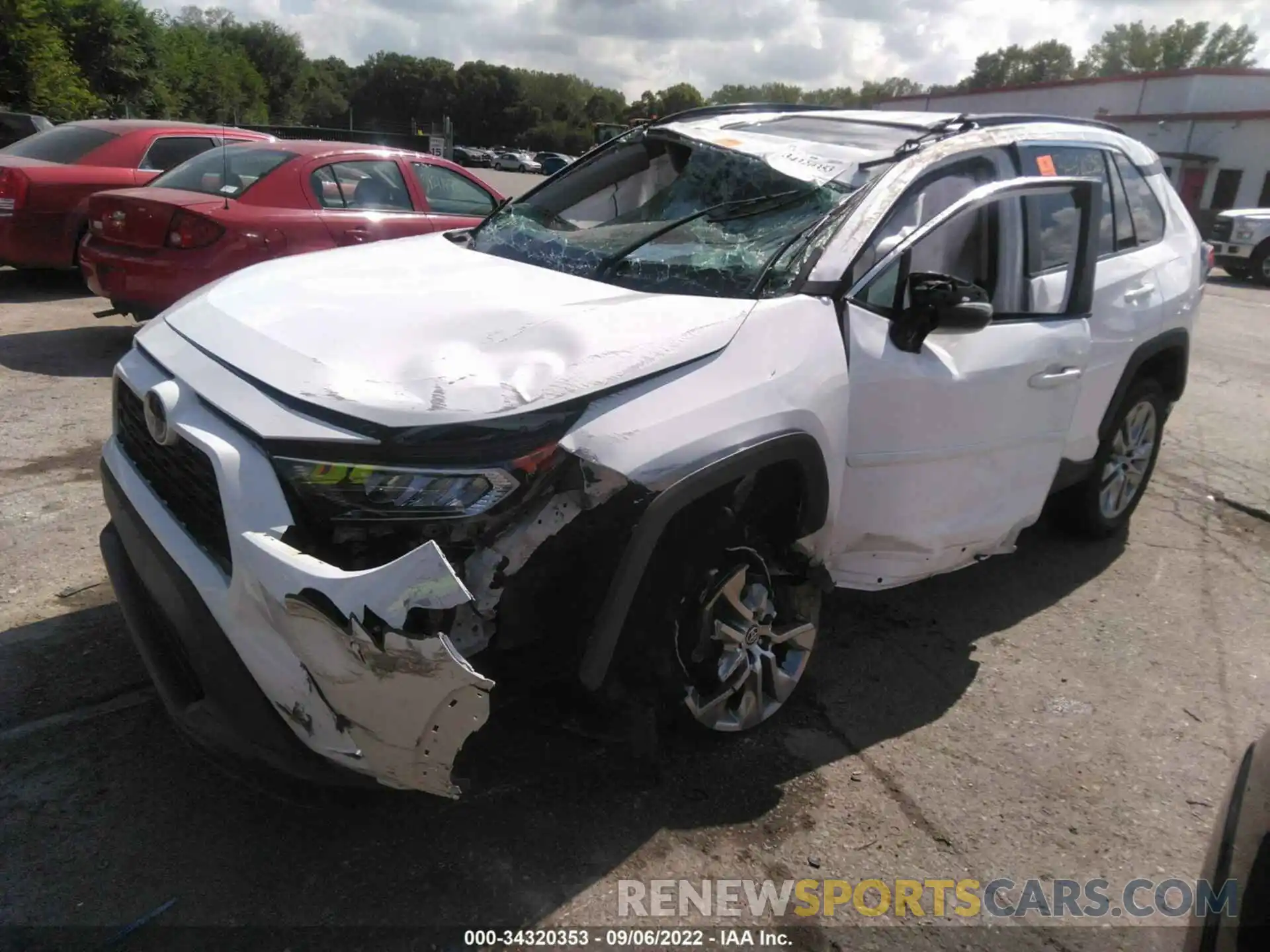 2 Photograph of a damaged car 2T3A1RFV1KW012410 TOYOTA RAV4 2019