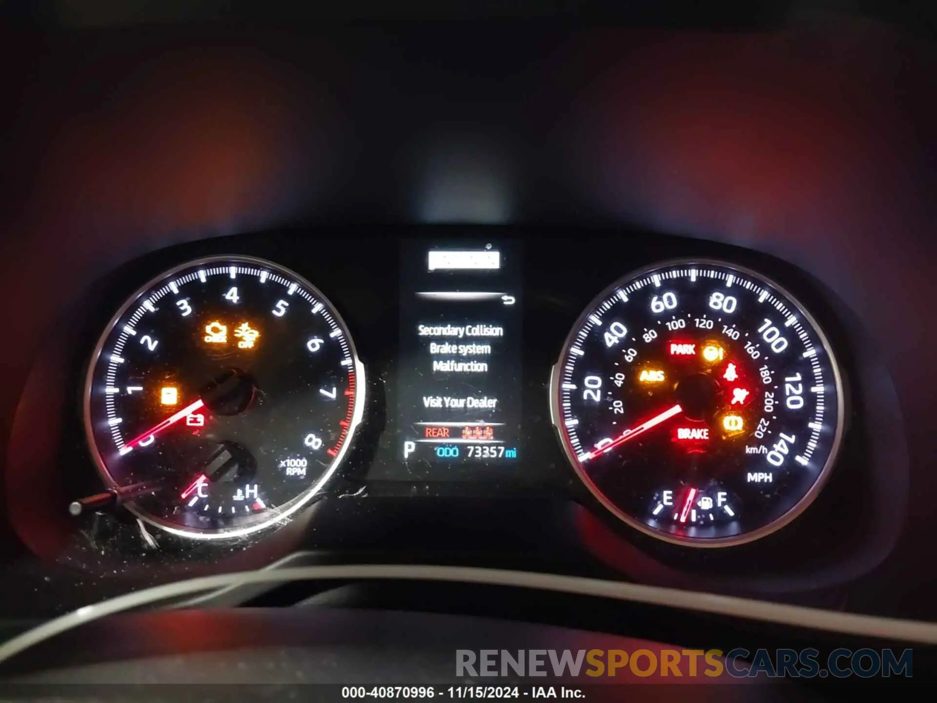 7 Photograph of a damaged car 2T3A1RFV2KC030111 TOYOTA RAV4 2019