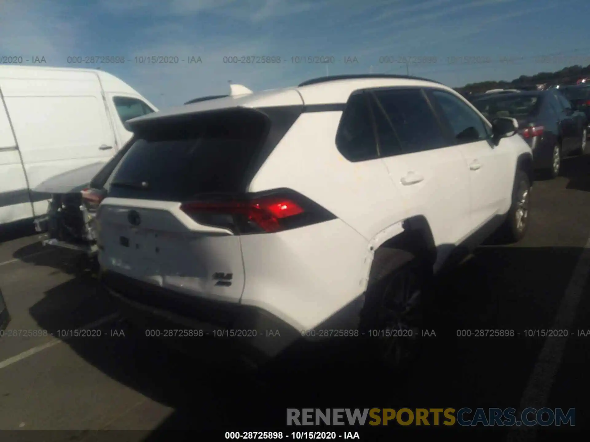 4 Photograph of a damaged car 2T3A1RFV2KC059608 TOYOTA RAV4 2019