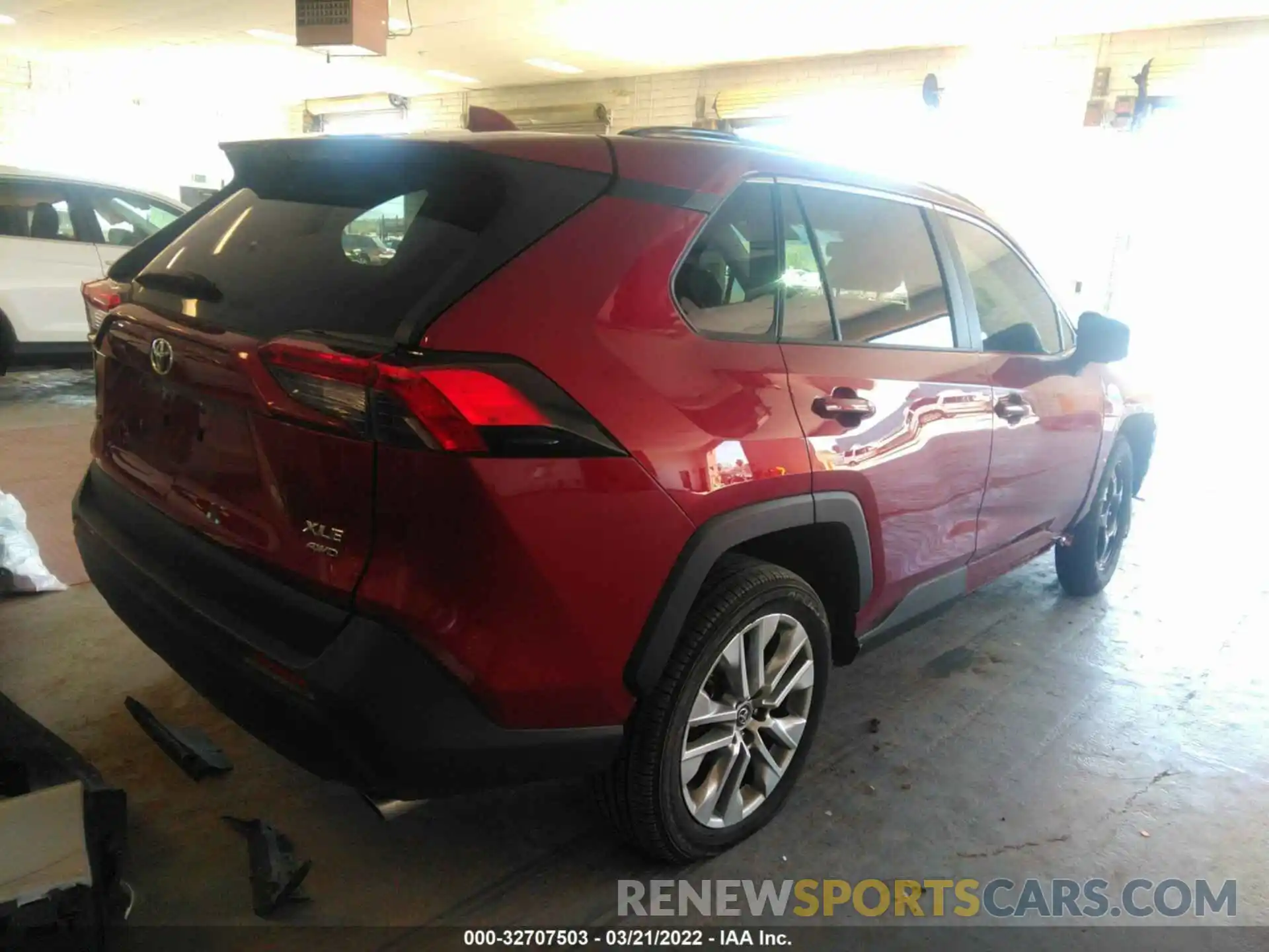 4 Photograph of a damaged car 2T3A1RFV3KC009851 TOYOTA RAV4 2019