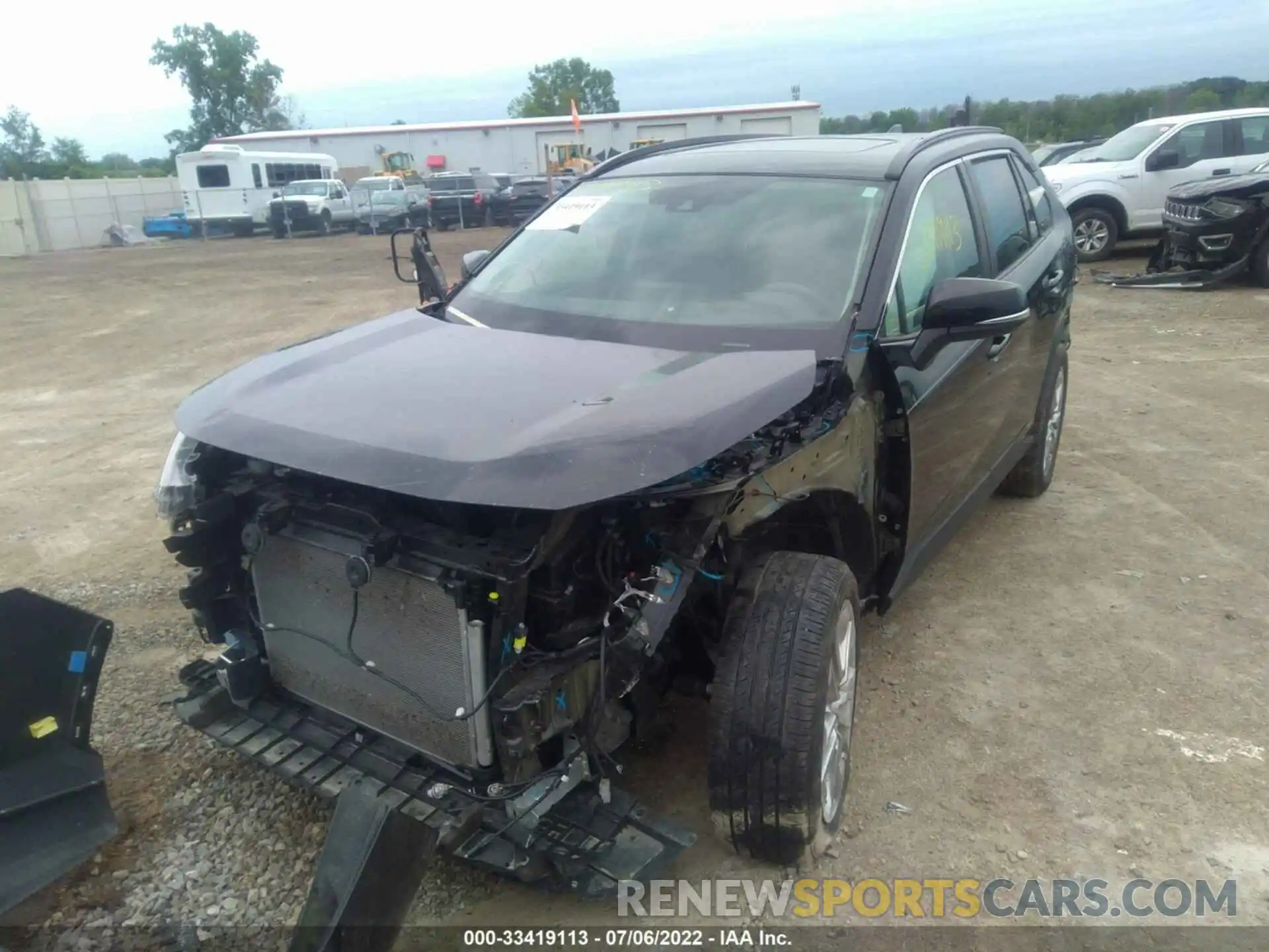 2 Photograph of a damaged car 2T3A1RFV3KC014998 TOYOTA RAV4 2019